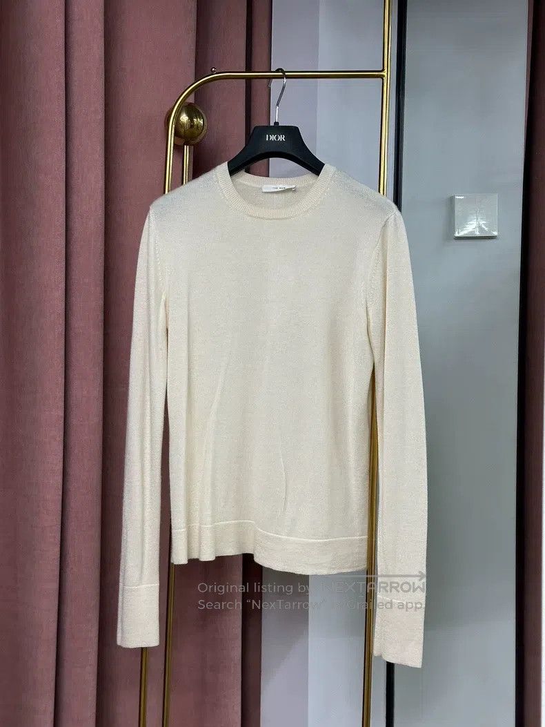 The Row The Row Beige cashmere knitted top Size S / US 4 / IT 40 - 1 Thumbnail