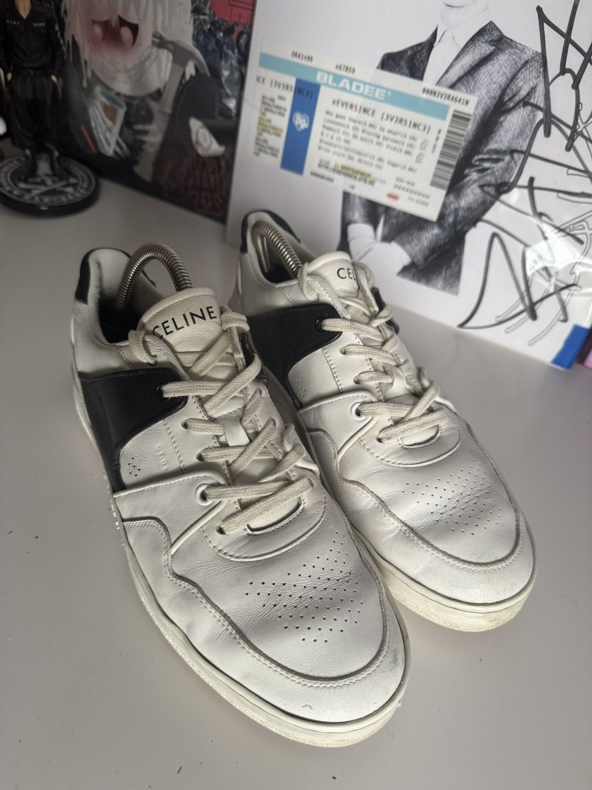 Celine Celine CT-04 low top sneakers Black White Hedi Slimane era Size US 8 / EU 41 - 3 Thumbnail