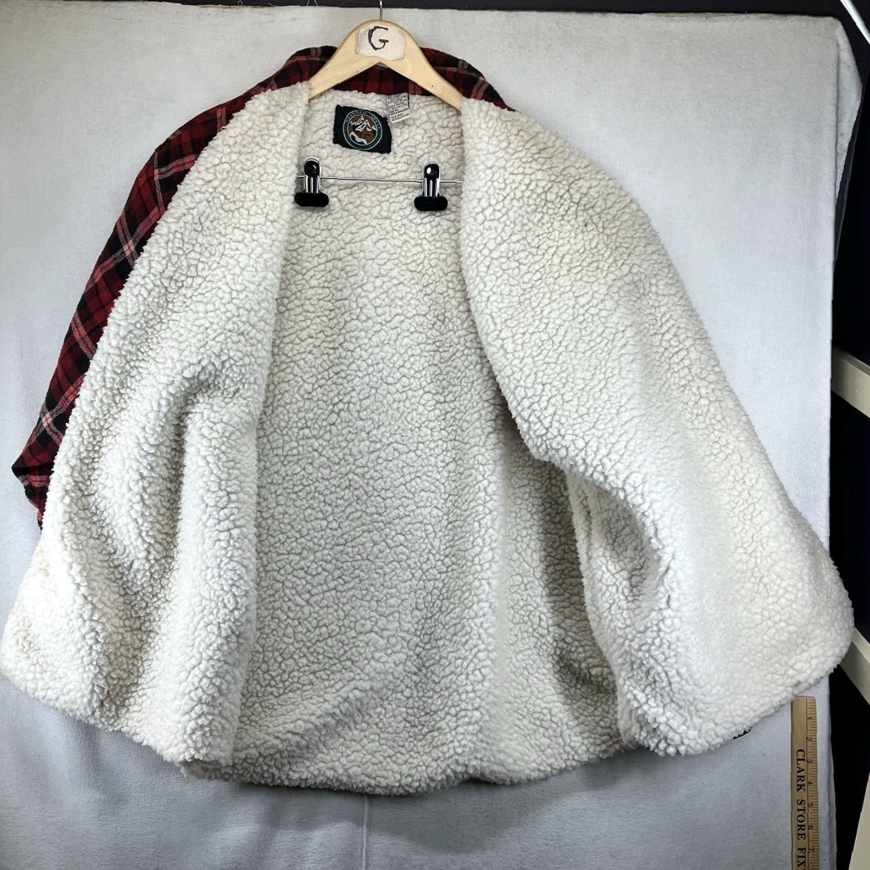 Vintage Vintage 90s Sherpa Lined Flannel Jacket XL Button Up HEAVYWEIGHT Shaket 52x32 Size US XL / EU 56 / 4 - 3 Thumbnail