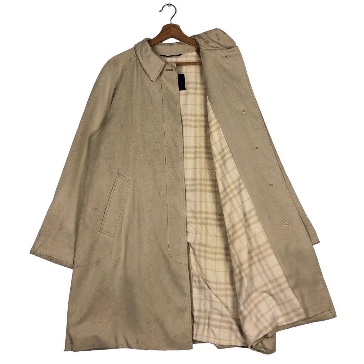 Burberry 🔥Vintage Burberrys Made in England Long Jacket Nova Check Size US M / EU 48-50 / 2 - 9 Thumbnail