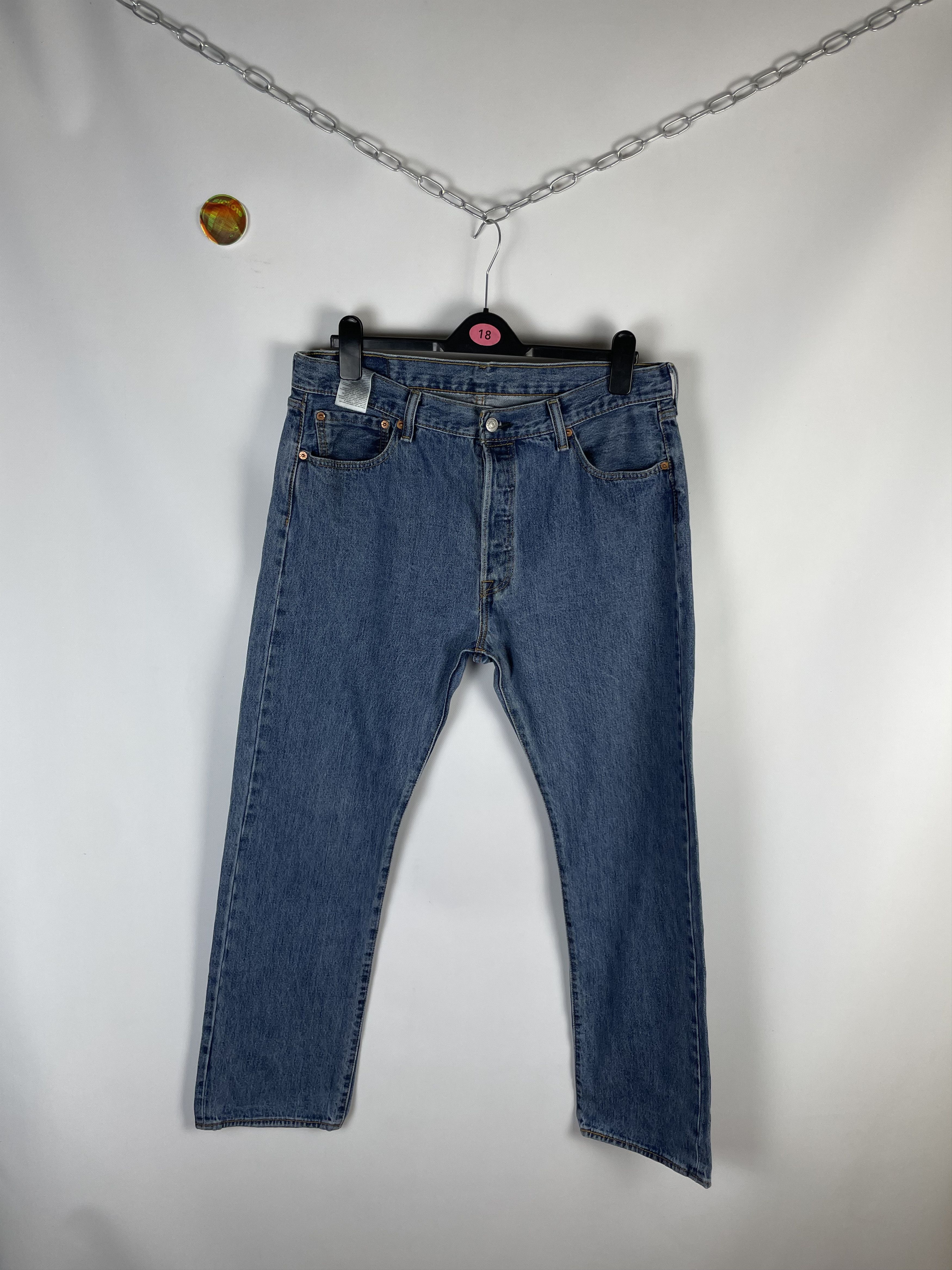 Levi's Vintage 501 90s Levi's Pants Denim Jeans Size US 36 / EU 52 - 7 Thumbnail