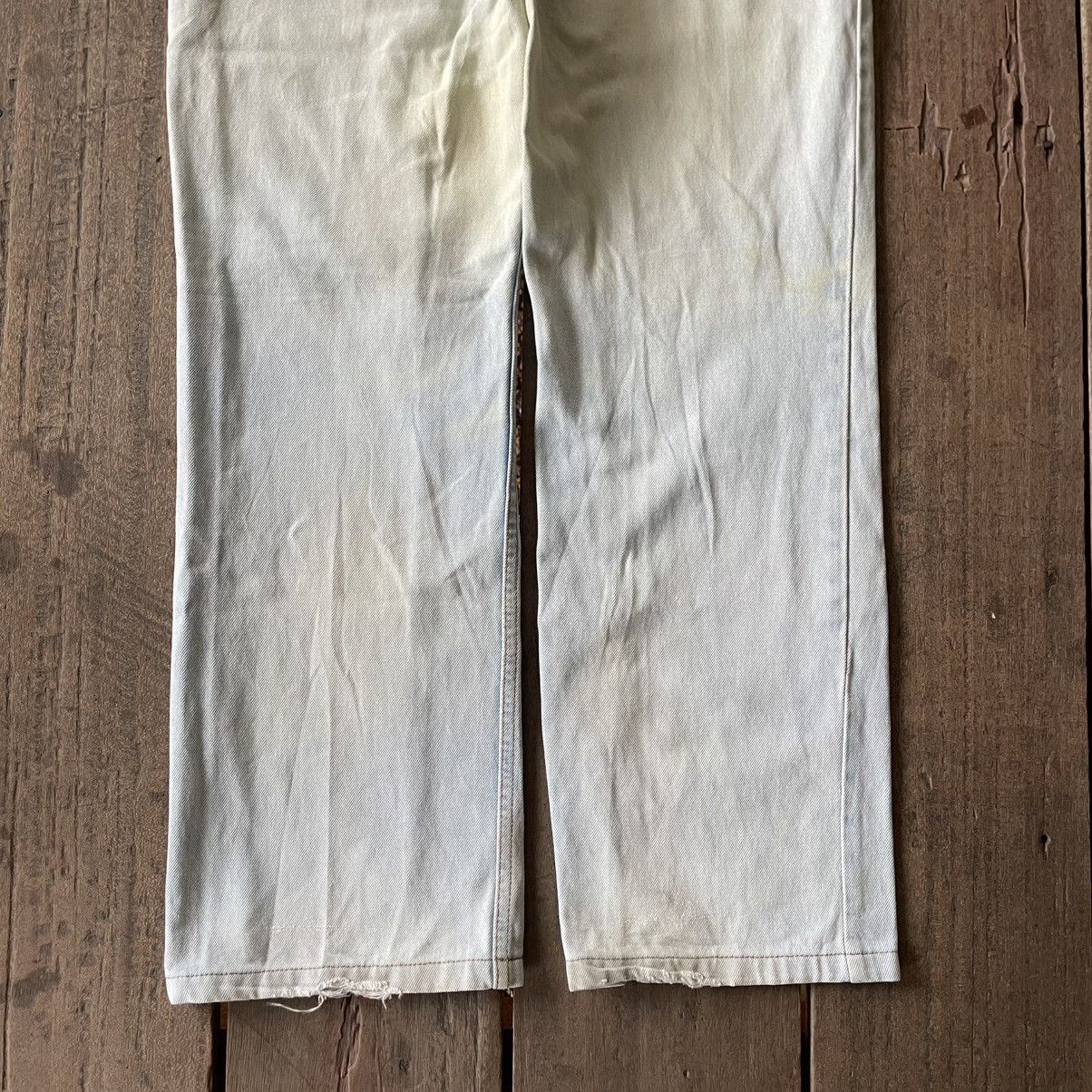 Levi's 🔥Vintage Levis 805 Orange Tab Washed Ripped Distress Jeans Size US 35 - 6 Thumbnail