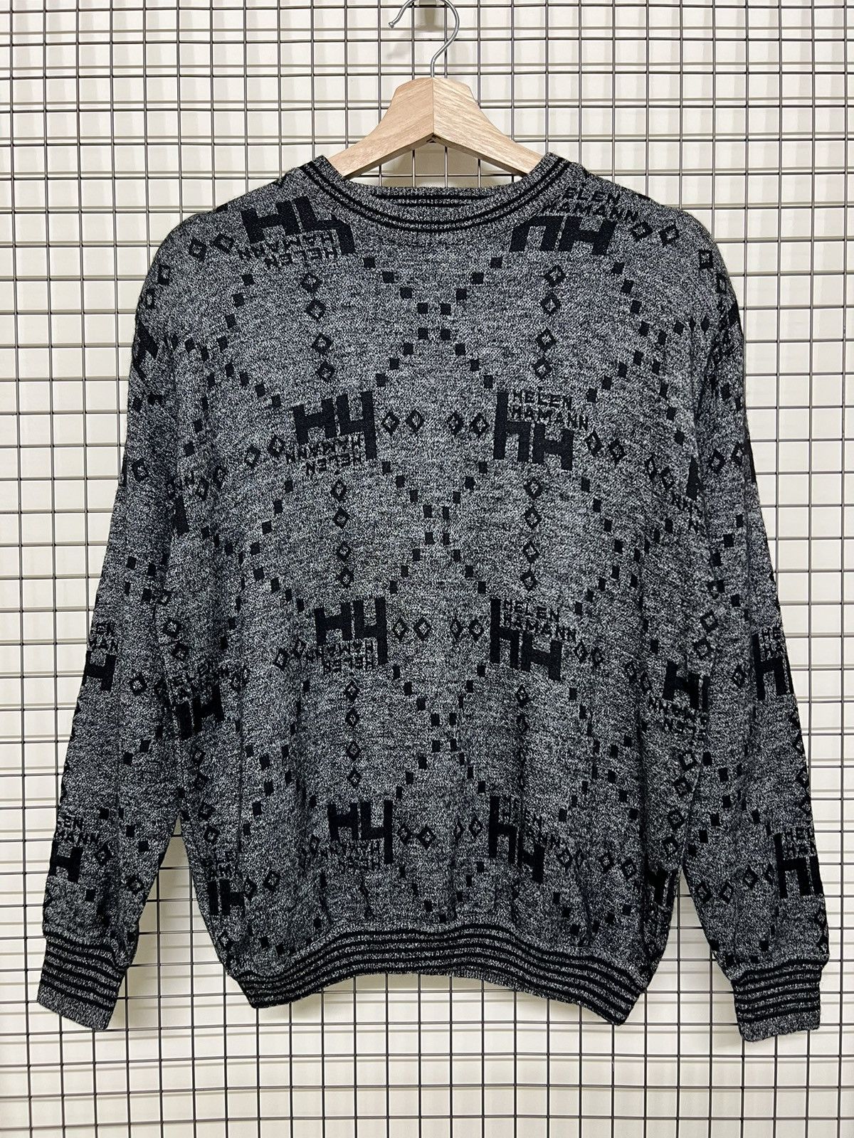 Designer × Vintage 🚨Final Drop🚨Helen hamann Monogram Knitwear Jumper Size US S / EU 44-46 / 1 - 2 Thumbnail