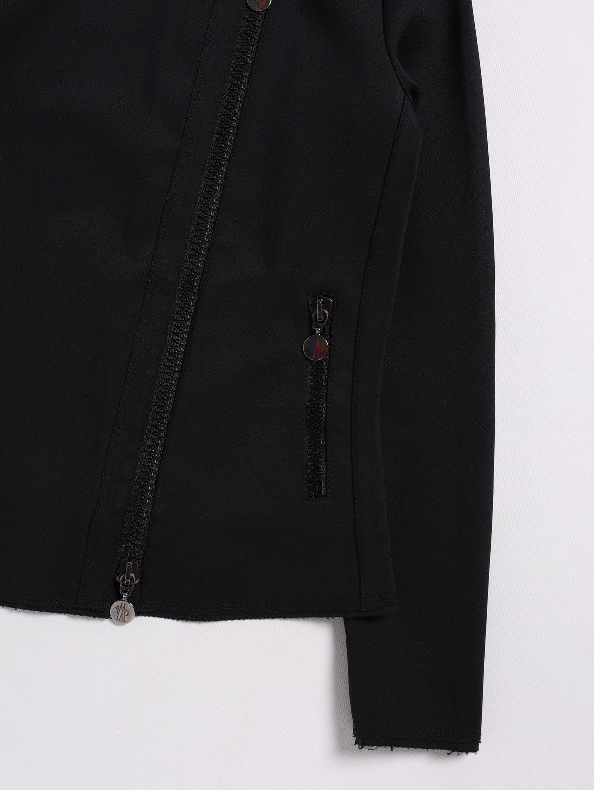 Moncler Moncler Biker Nylon Jacket Navy Crop Zip Size M / US 6-8 / IT 42-44 - 4 Thumbnail