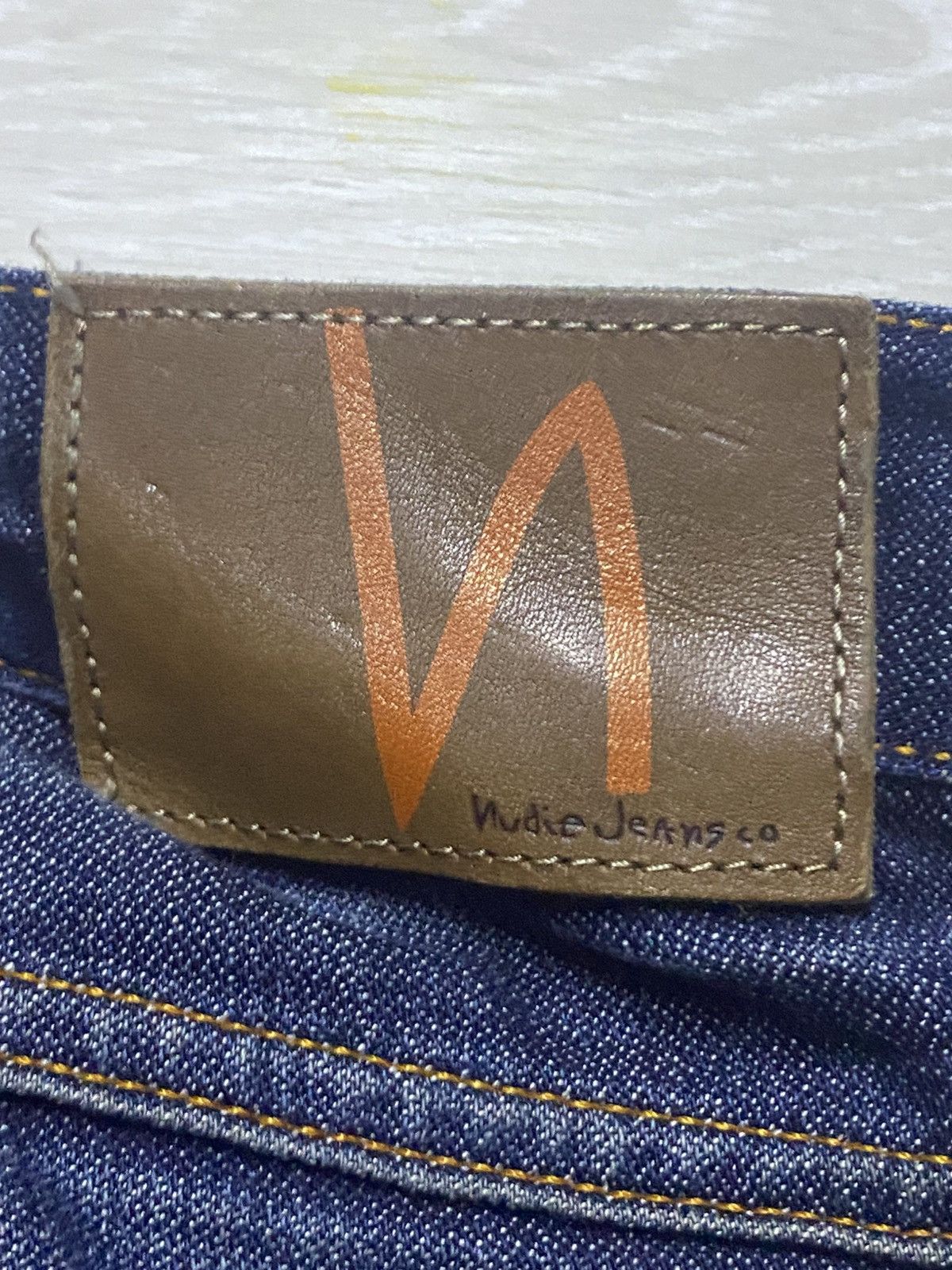Nudie Jeans Vintage Nudie Jeans Repair Straight Loose Slim Jeans Size US 32 / EU 48 - 11 Thumbnail