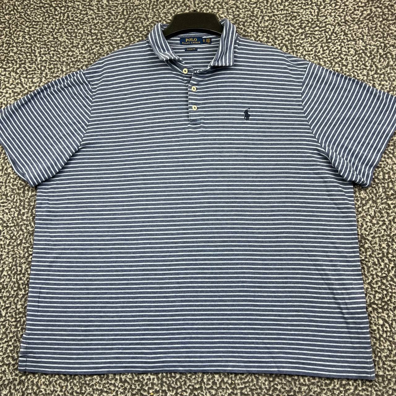 Polo Ralph Lauren Polo Ralph Lauren Polo Shirt Men XL Striped Shortsleeve Size US XL / EU 56 / 4 - 1 Thumbnail
