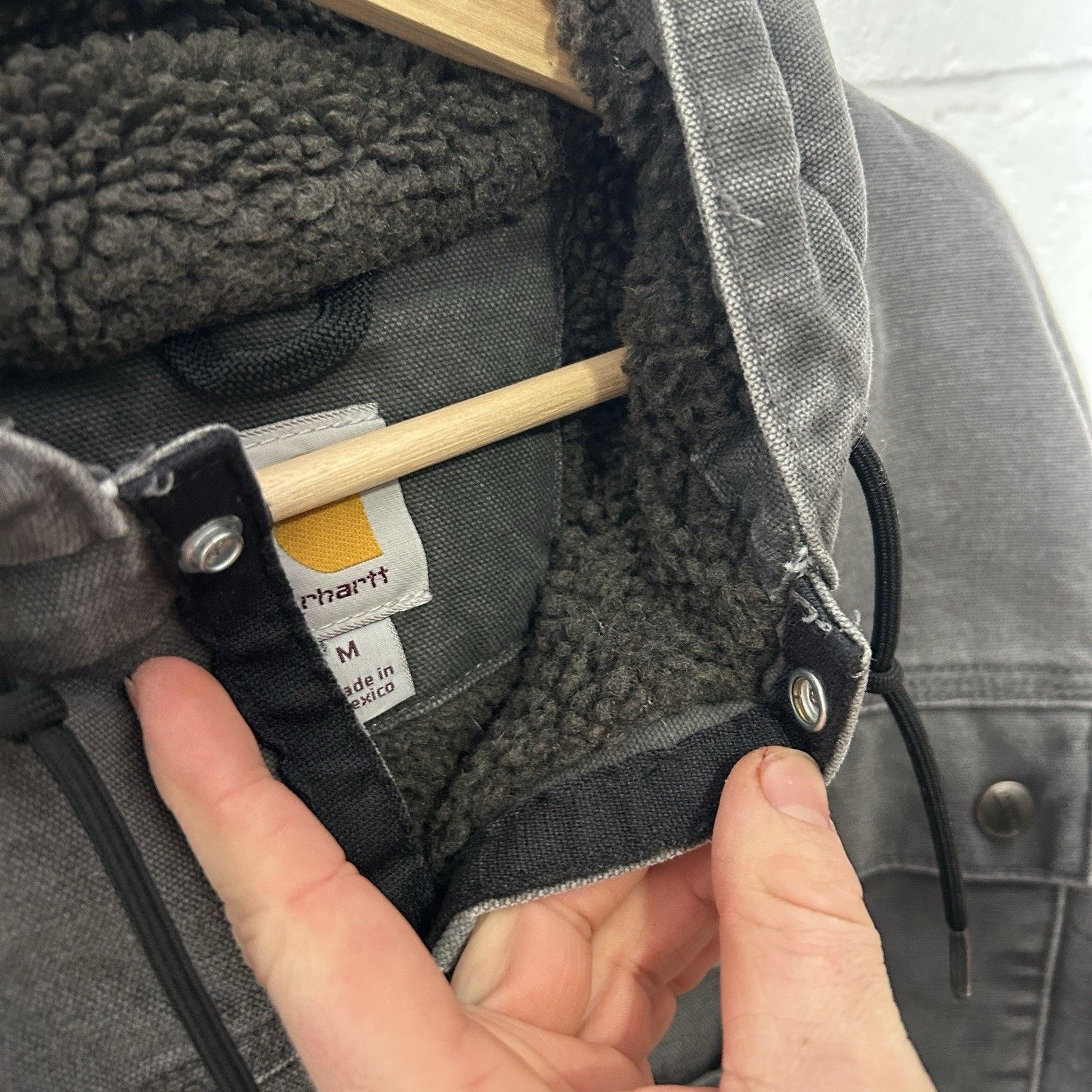 Carhartt Y2K Carhartt Sherpa-Lined Multi-Pocket Jacket “Gravel” J284 Size US M / EU 48-50 / 2 - 15 Thumbnail