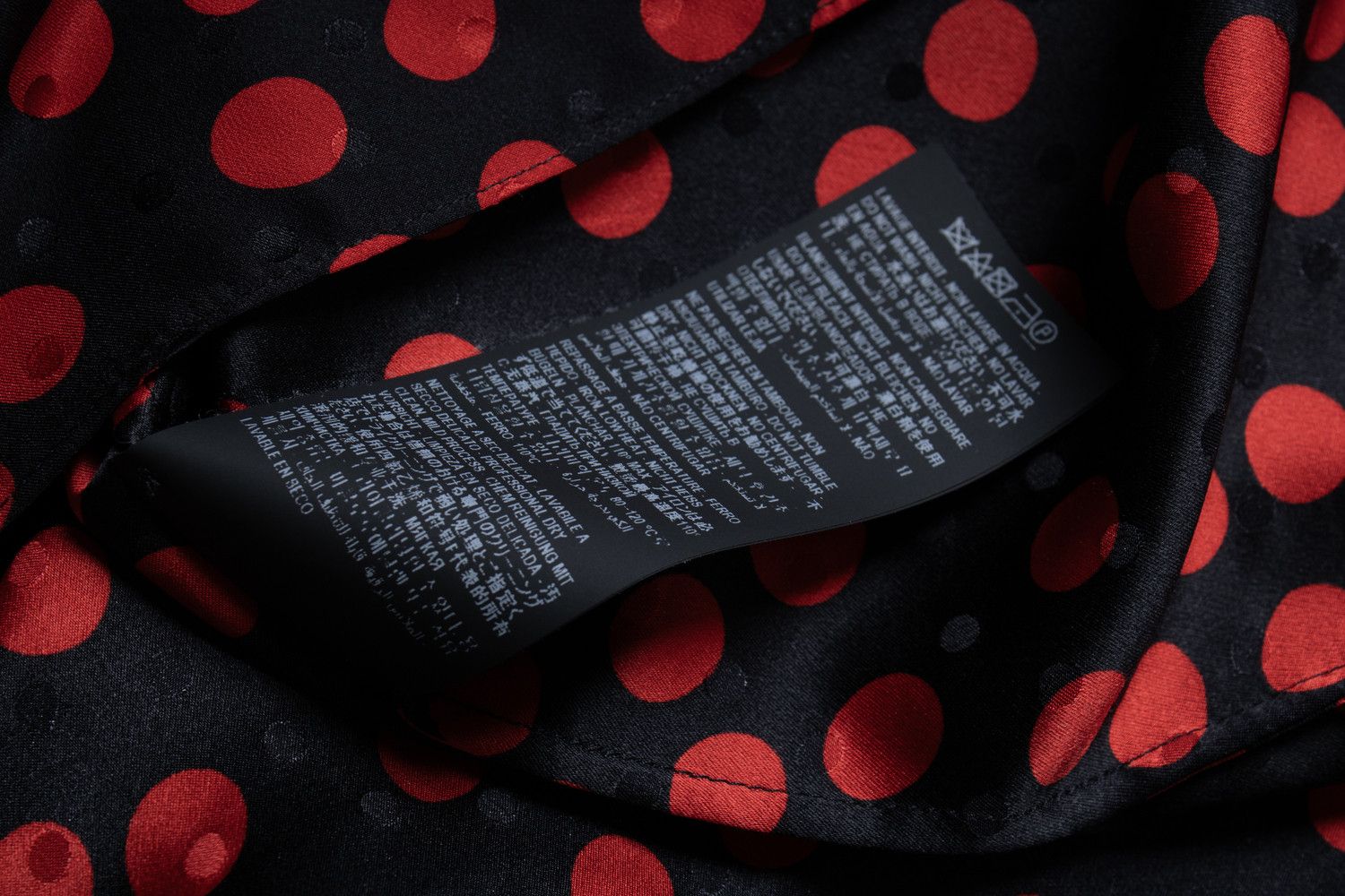 Saint Laurent Paris Saint Laurent, one shoulder polkadot blouse Size S / US 4 / IT 40 - 5 Thumbnail