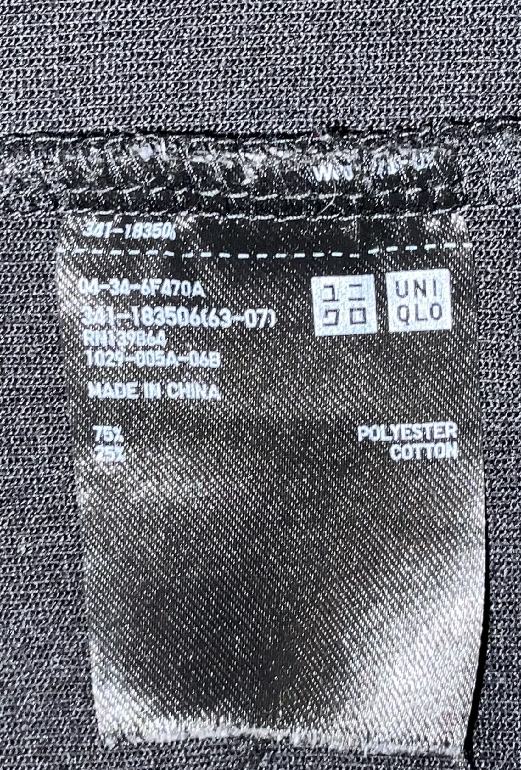 Uniqlo UNIQLO Full-Zip Hoodie w/ Chest Pocket – Black (Large) Size US L / EU 52-54 / 3 - 9 Thumbnail