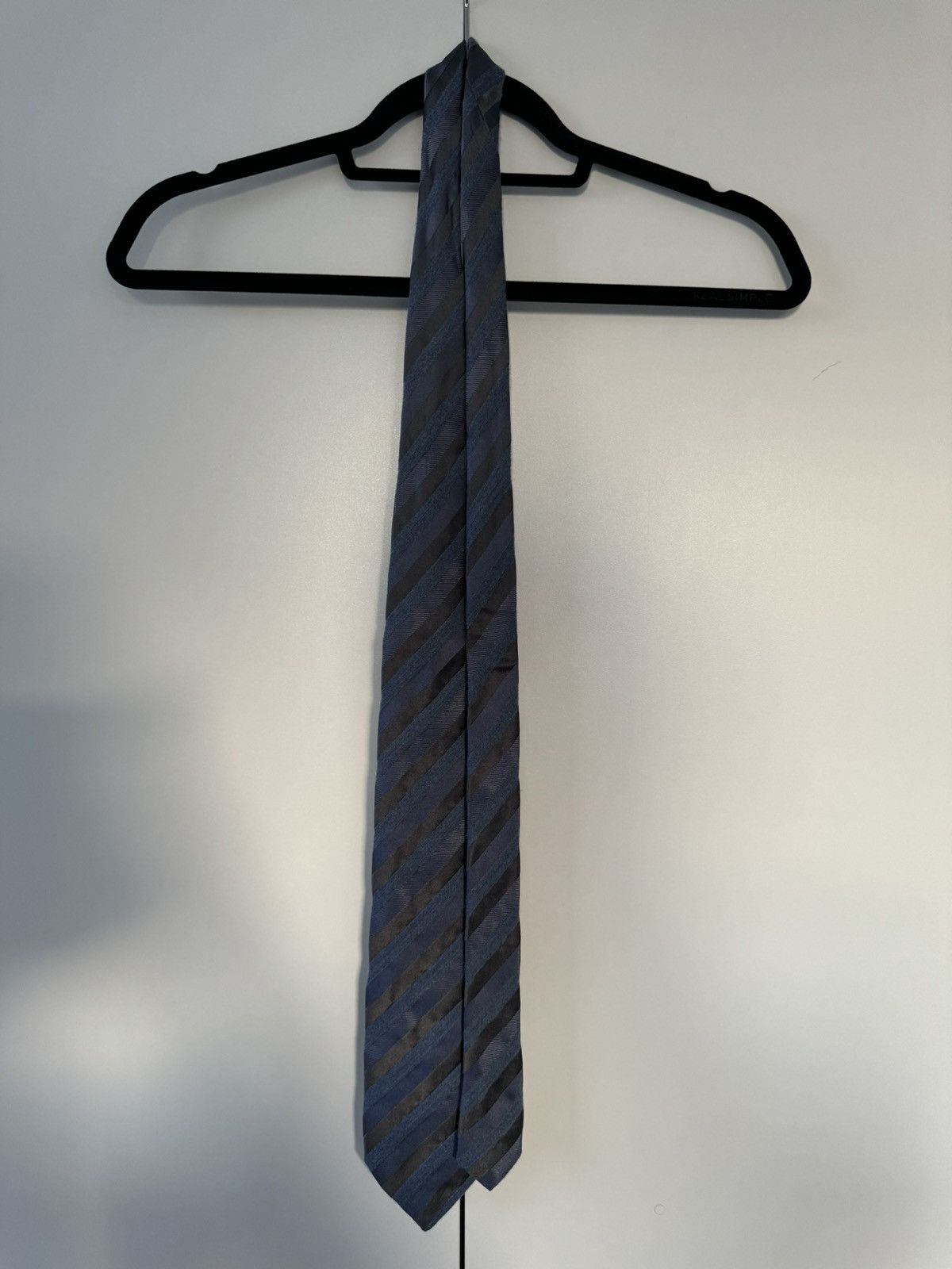 Giorgio Armani Handmade Wool and Silk Striped Tie FW14 Size ONE SIZE - 6 Thumbnail