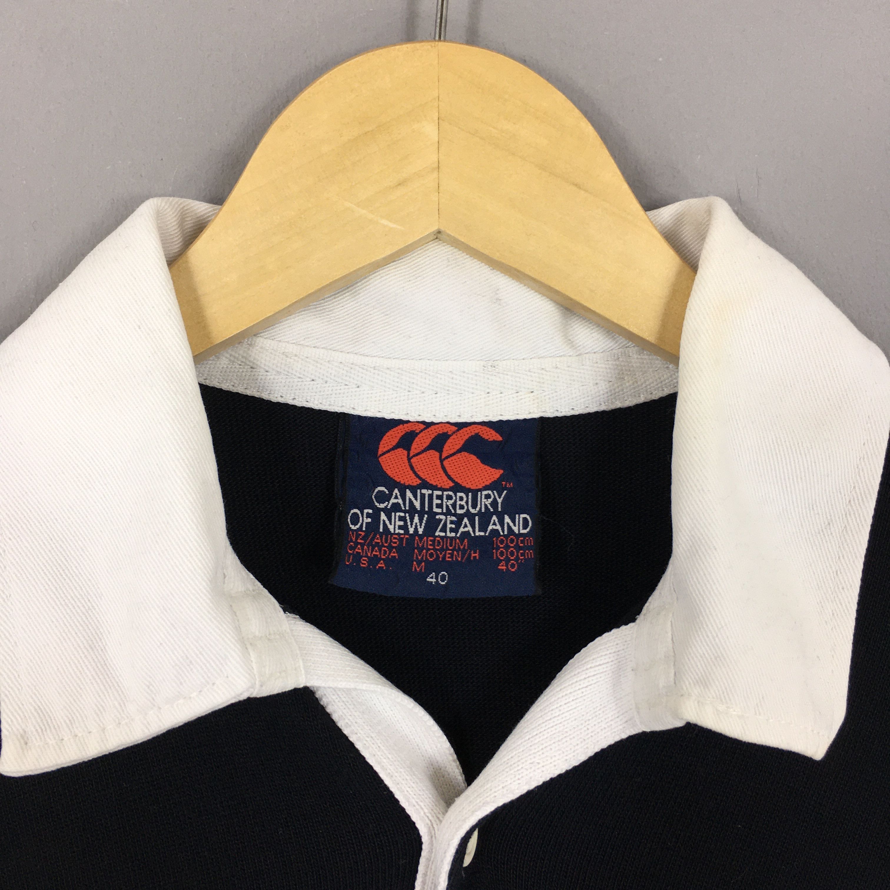 Canterbury of New Zealand Vintage Canterbury Of New Zealand All Blacks Rugby Shirt M Size US M / EU 48-50 / 2 - 5 Thumbnail