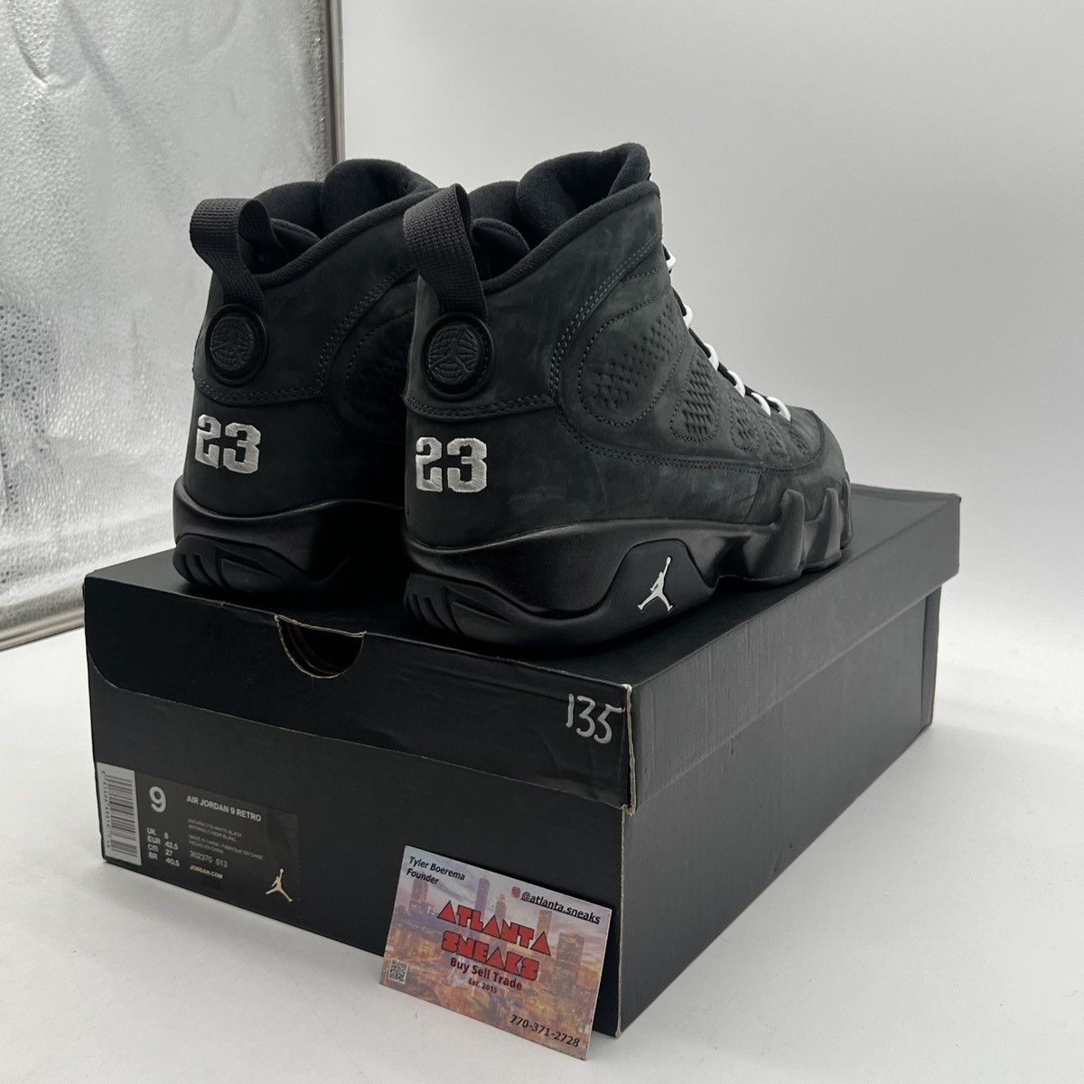 Jordan Brand Ari Jordan 9 anthracite Size US 9 / EU 42 - 5 Thumbnail