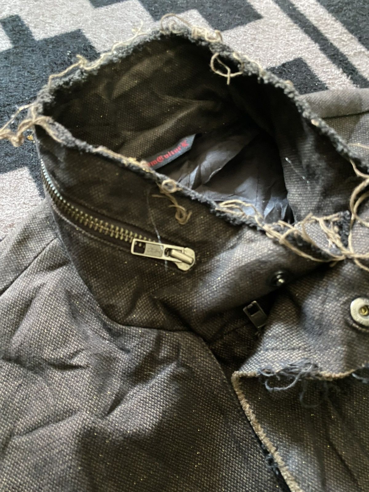 Japanese Brand Vintage custom culture distressed glitter vkei jacket Size US M / EU 48-50 / 2 - 6 Thumbnail