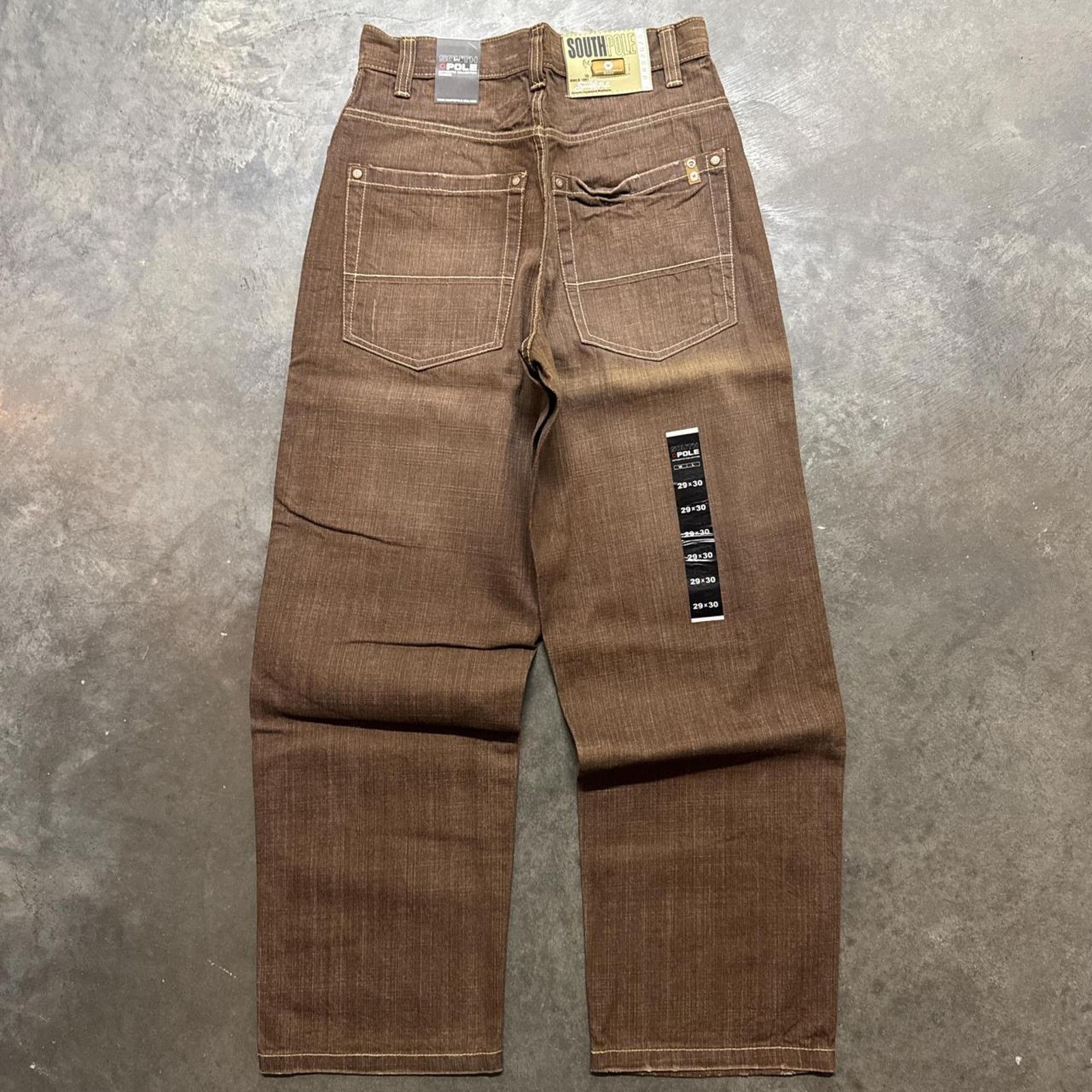 Southpole × Vintage Vintage Y2K 00s Deadstock Southpole Grail BAGGY Jeans Size US 29 - 1 Thumbnail
