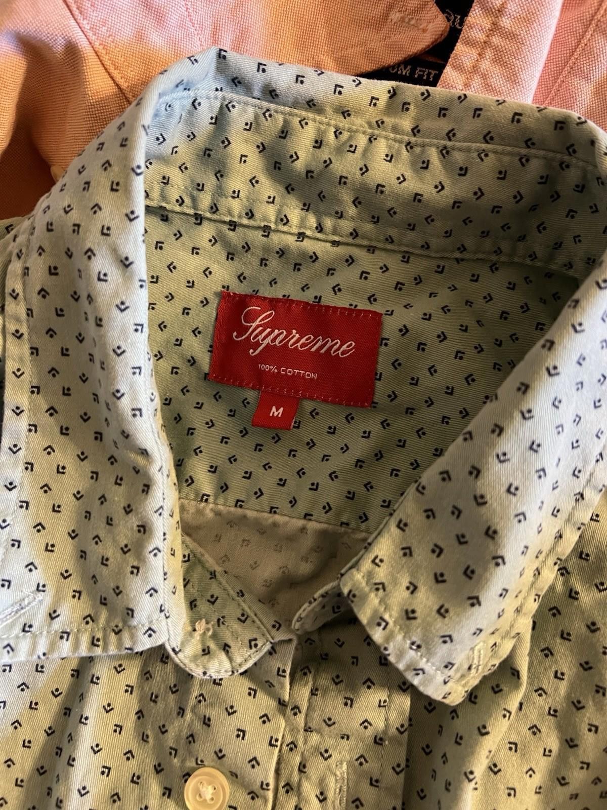 Supreme Pre-Owned SUPREME L/S COTTON SHIRT GREEN M Size US L / EU 52-54 / 3 - 8 Thumbnail