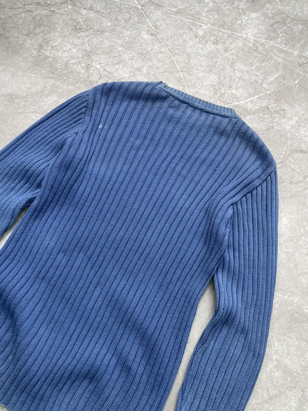 Hysteric Glamour × If Six Was Nine × Moschino Vintage Avant Garde Sweater zip striped ribbed Japanese y2k Size US L / EU 52-54 / 3 - 11 Thumbnail