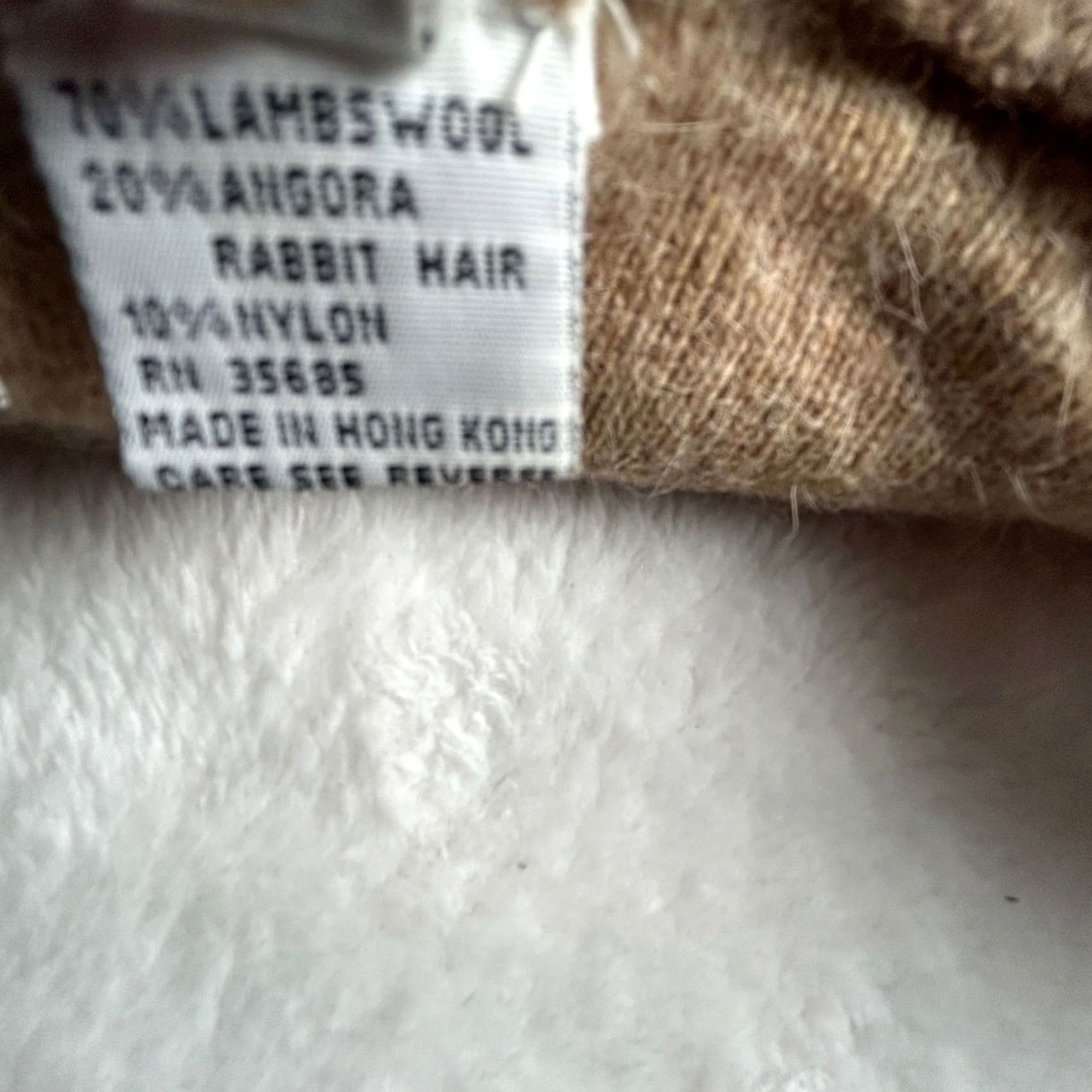 Evan Picone VINTAGE Evan-Picone Womens Lambswool Angora Rabbit Hair Sweater Vest Small Brown Size S / US 4 / IT 40 - 4 Thumbnail