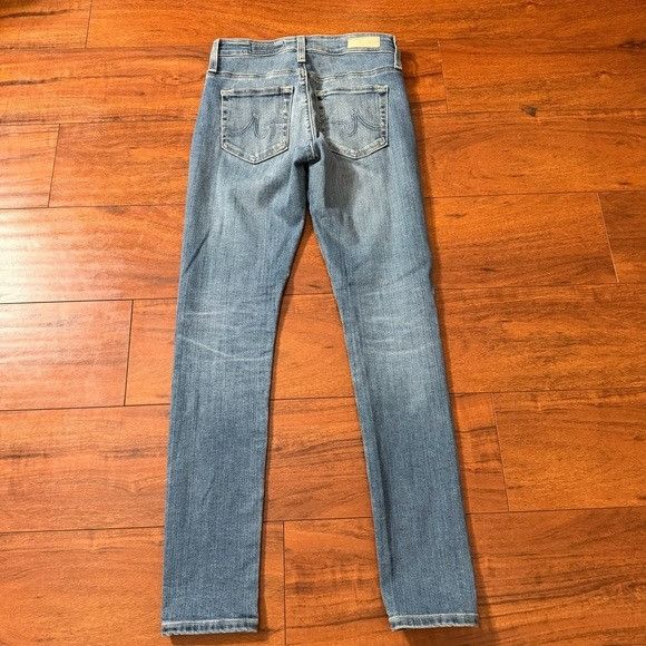 AG Adriano Goldschmied AG Adriano Goldschmied Light Blue Farrah Skinny Ankle High Size 25" / US 0 / IT 36 - 1 Thumbnail