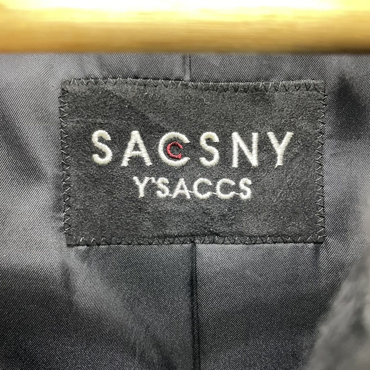 Autumn Cashmere × Y's for Men × Yohji Yamamoto 💥Vintage Yohji Yamamoto Sacsny Homme Long Coat Jacket Size US M / EU 48-50 / 2 - 8 Thumbnail