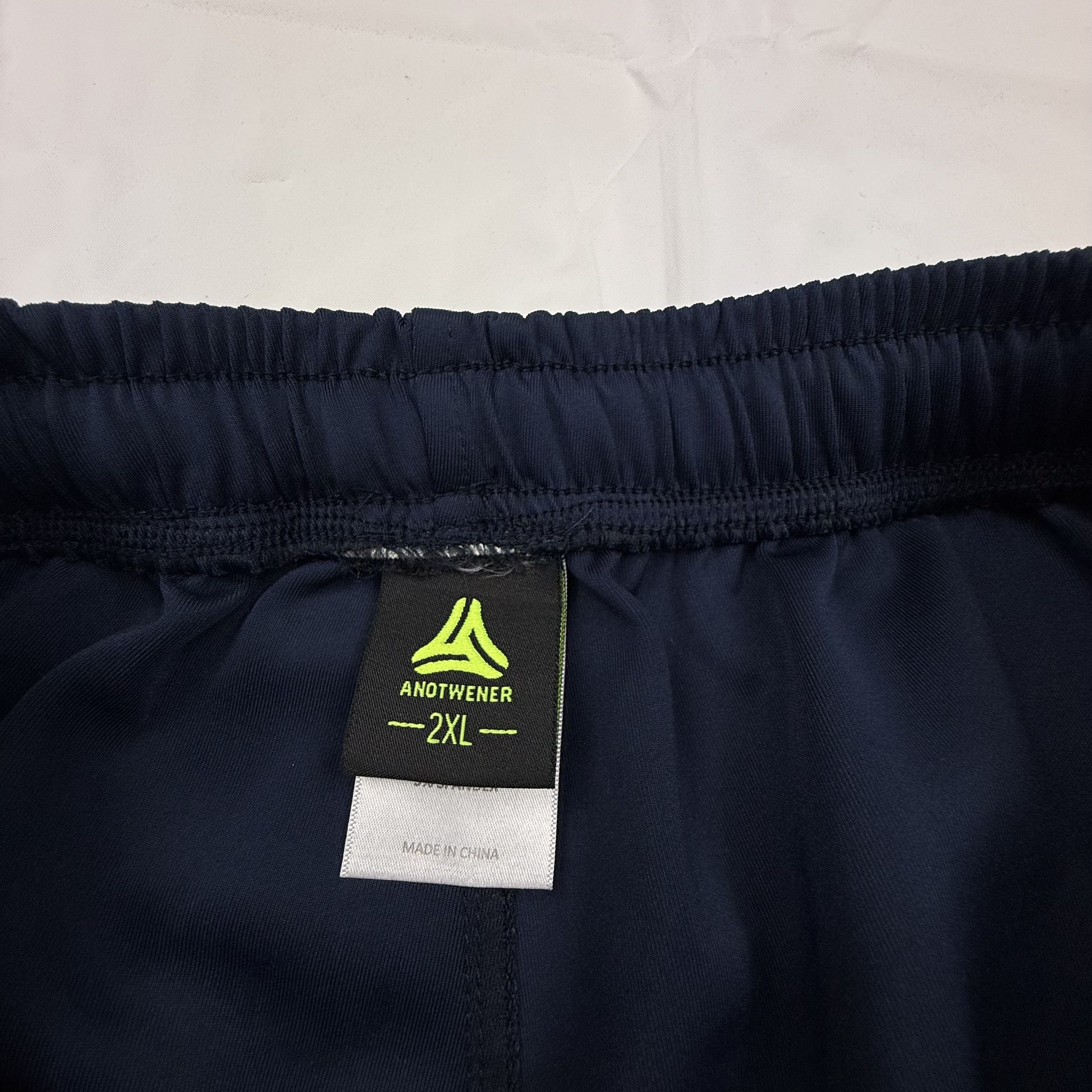 Other Anotwener Mens Track Pants Side Stripe Zipper Pockets Size US 41 - 3 Thumbnail