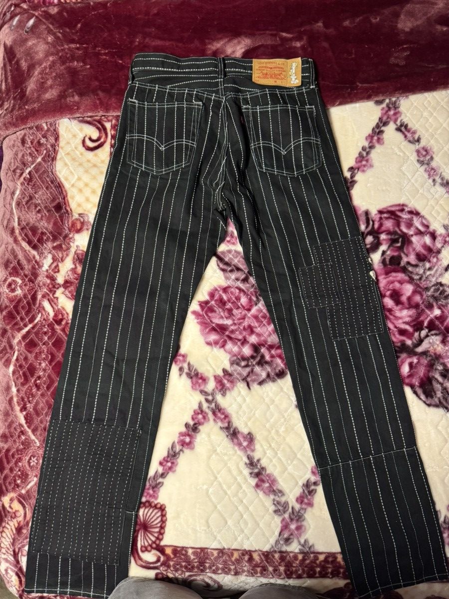 DENIM TEARS × Levi's Denim Tears x Levis 501 Embroidered Denim Size US 34 / EU 50 - 2 Thumbnail