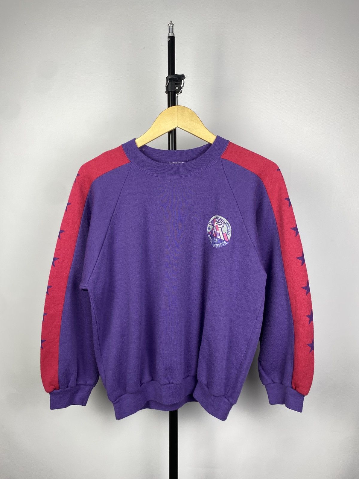 NHL × Vintage Vinatge 90s NHL Ambri Piotta Hockey Club Sweatshirt Size US S / EU 44-46 / 1 - 1 Thumbnail