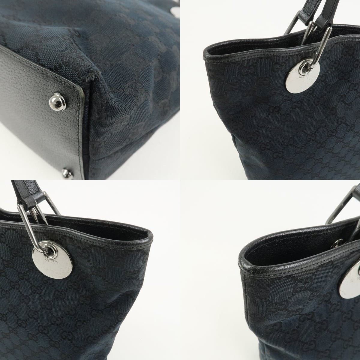 Gucci Gucci GG Canvas Shoulder Bag Black Size ONE SIZE - 6 Thumbnail
