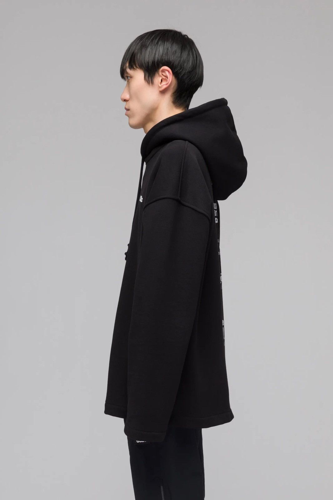 032c SS23 032C "Content" Maxi Black Hoodie Size US M / EU 48-50 / 2 - 4 Thumbnail