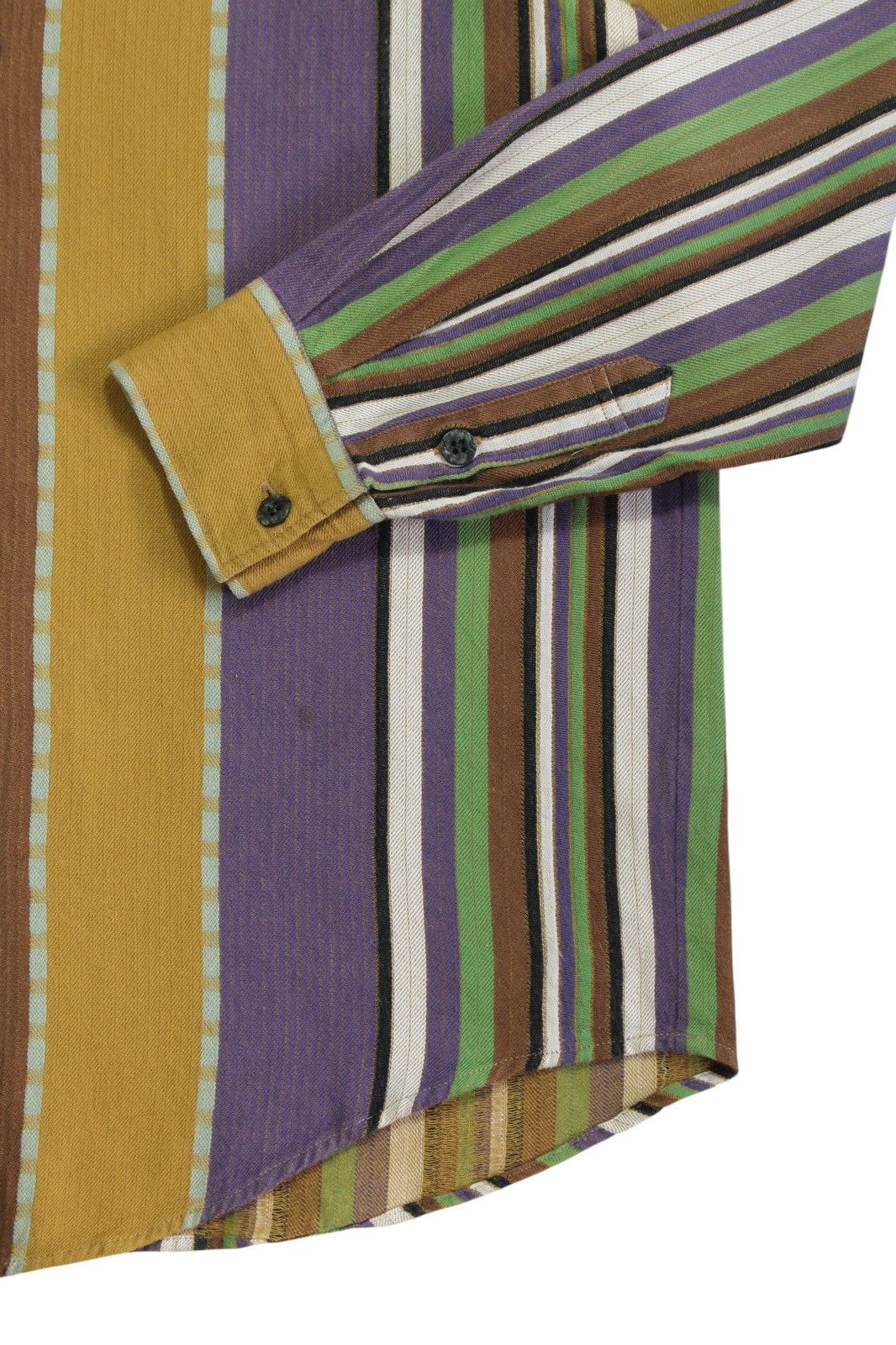 Kansai Yamamoto × Vintage 1990S KANSAI PROFUMO COLLARLESS SHIRT Size US M / EU 48-50 / 2 - 6 Thumbnail