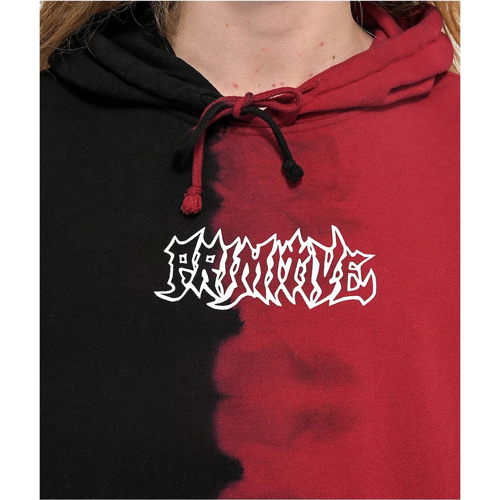 Primitive Primitive Mens X Marvel Deadpool Split Dye Hoodie Sweatshirt Size US M / EU 48-50 / 2 - 4 Thumbnail