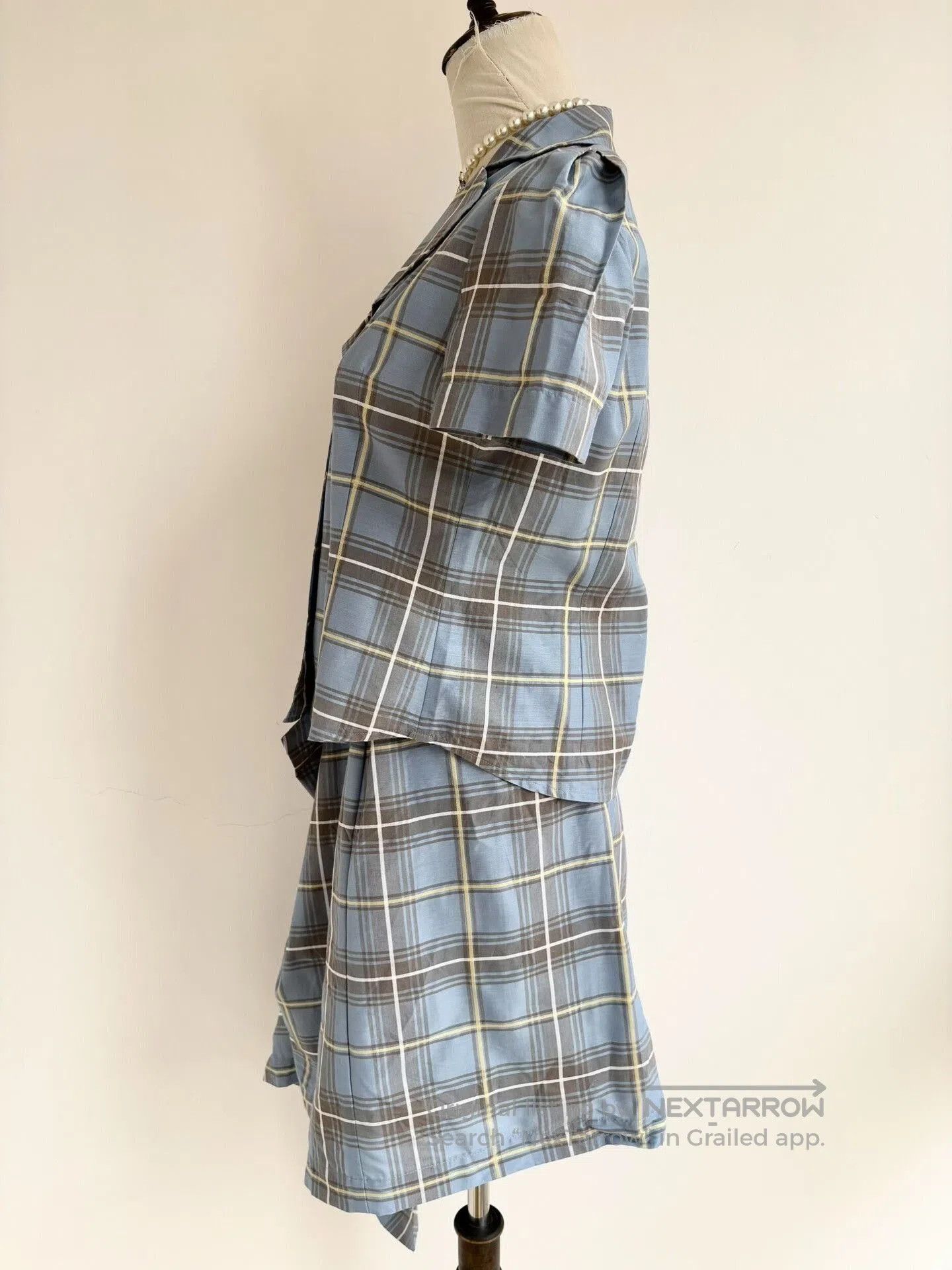 Vivienne Westwood Vivienne Westwood Vintage Blue Plaid Set. Size L / US 10 / IT 46 - 3 Thumbnail