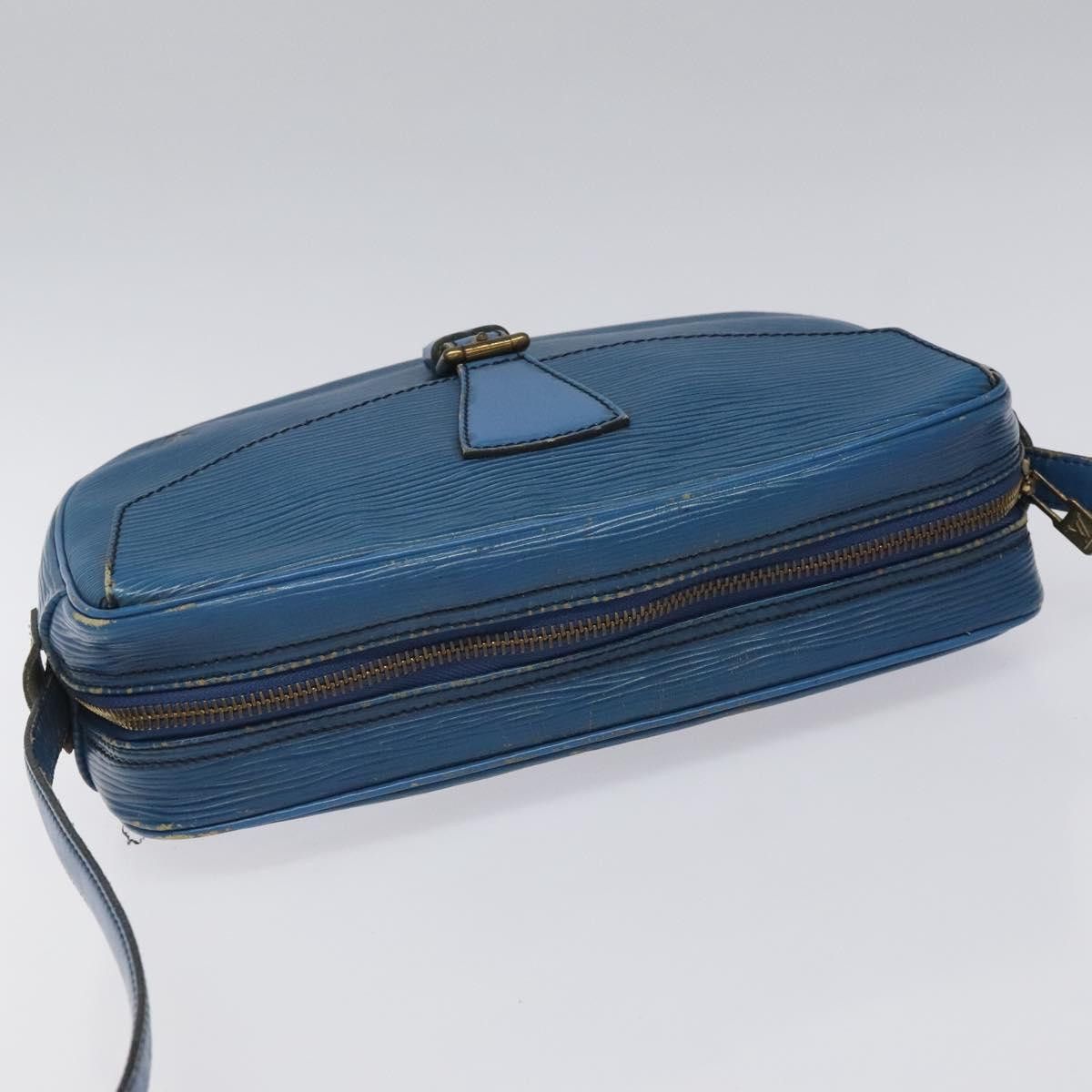 Louis Vuitton LOUIS VUITTON Epi June Feuille Shoulder Bag Blue M52155 Size ONE SIZE - 6 Thumbnail
