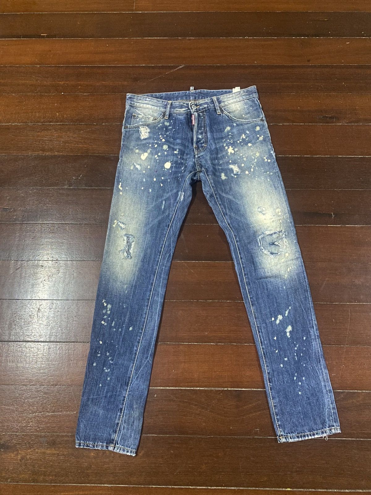 Dsquared2 Rare DSquared2 Jeans distressed splatted Size US 34 / EU 50 - 1 Thumbnail