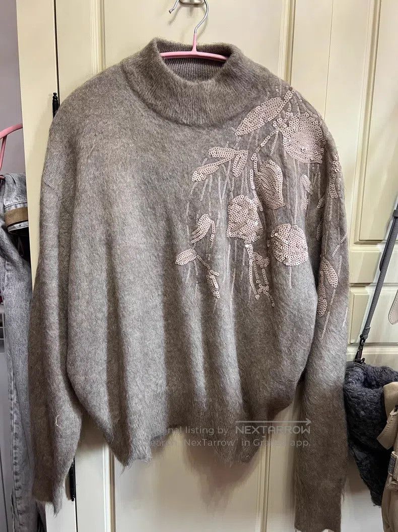 Brunello Cucinelli Brunello Cucinelli Women's knit sweater, new wool Size M / US 6-8 / IT 42-44 - 1 Thumbnail