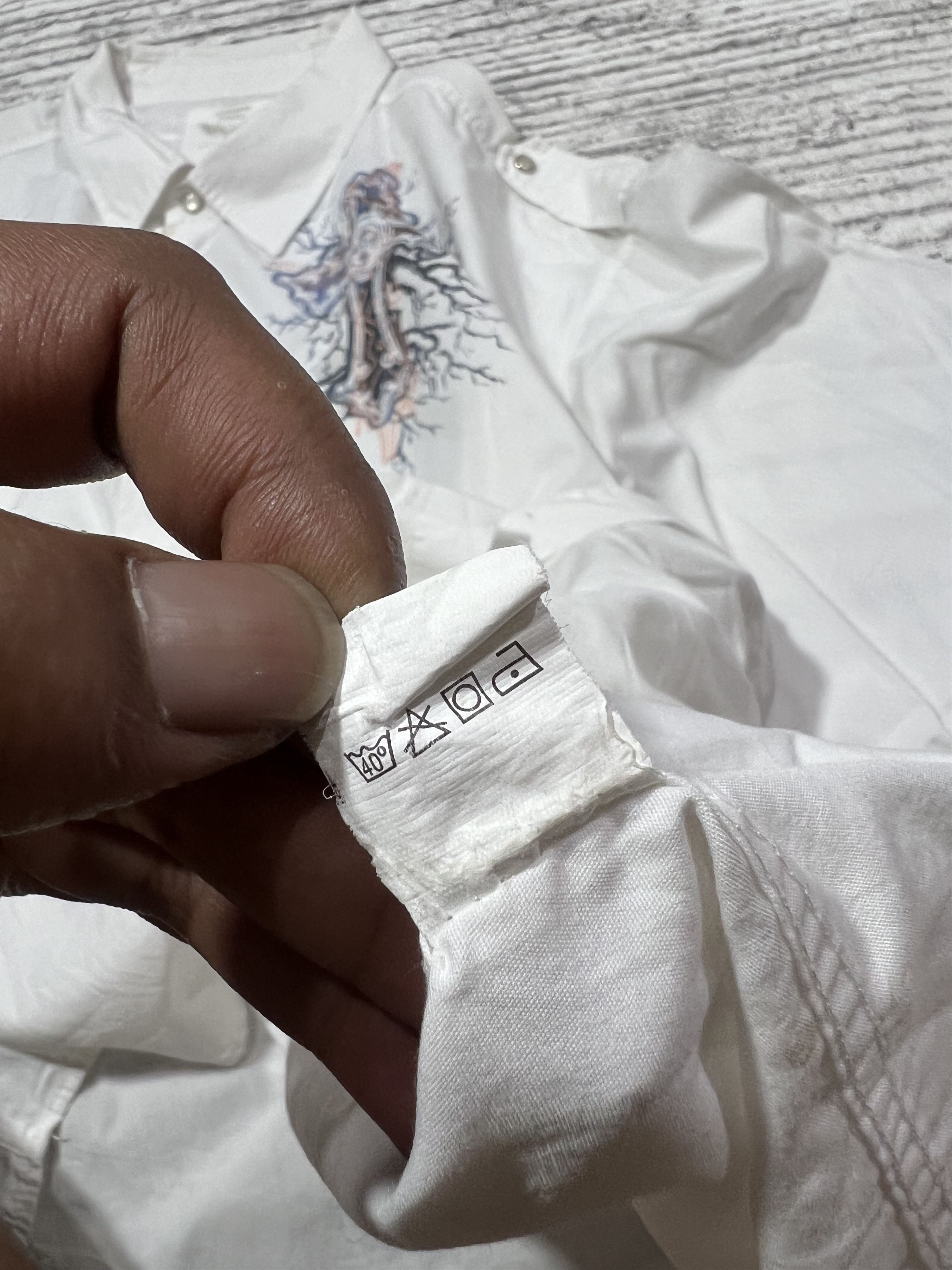 Japanese Brand 2000s Hysteric Cross Poem Print Shirt y2k Lgb Ifsixwasnine Size US XL / EU 56 / 4 - 10 Thumbnail