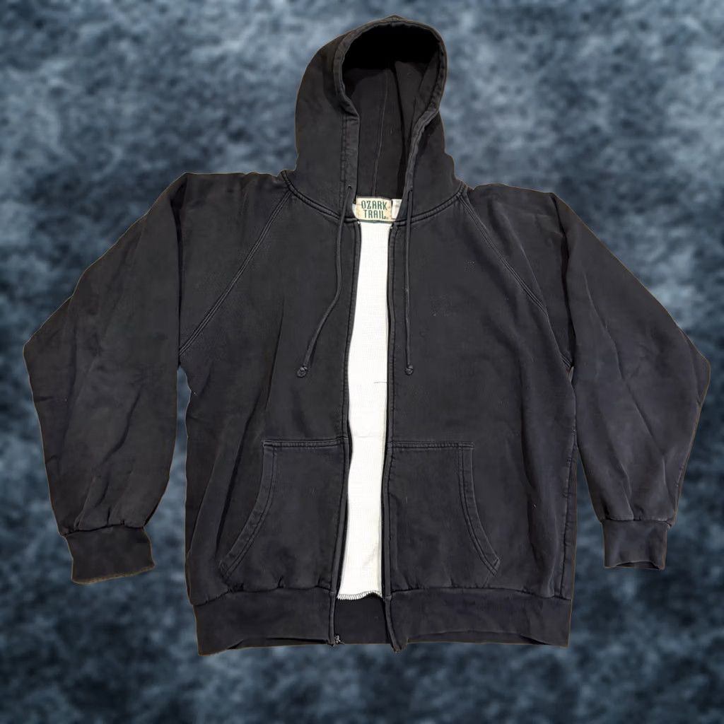 Camber × Vintage Crazy Vintage Camber Hoodie Thermal Zip Up Faded