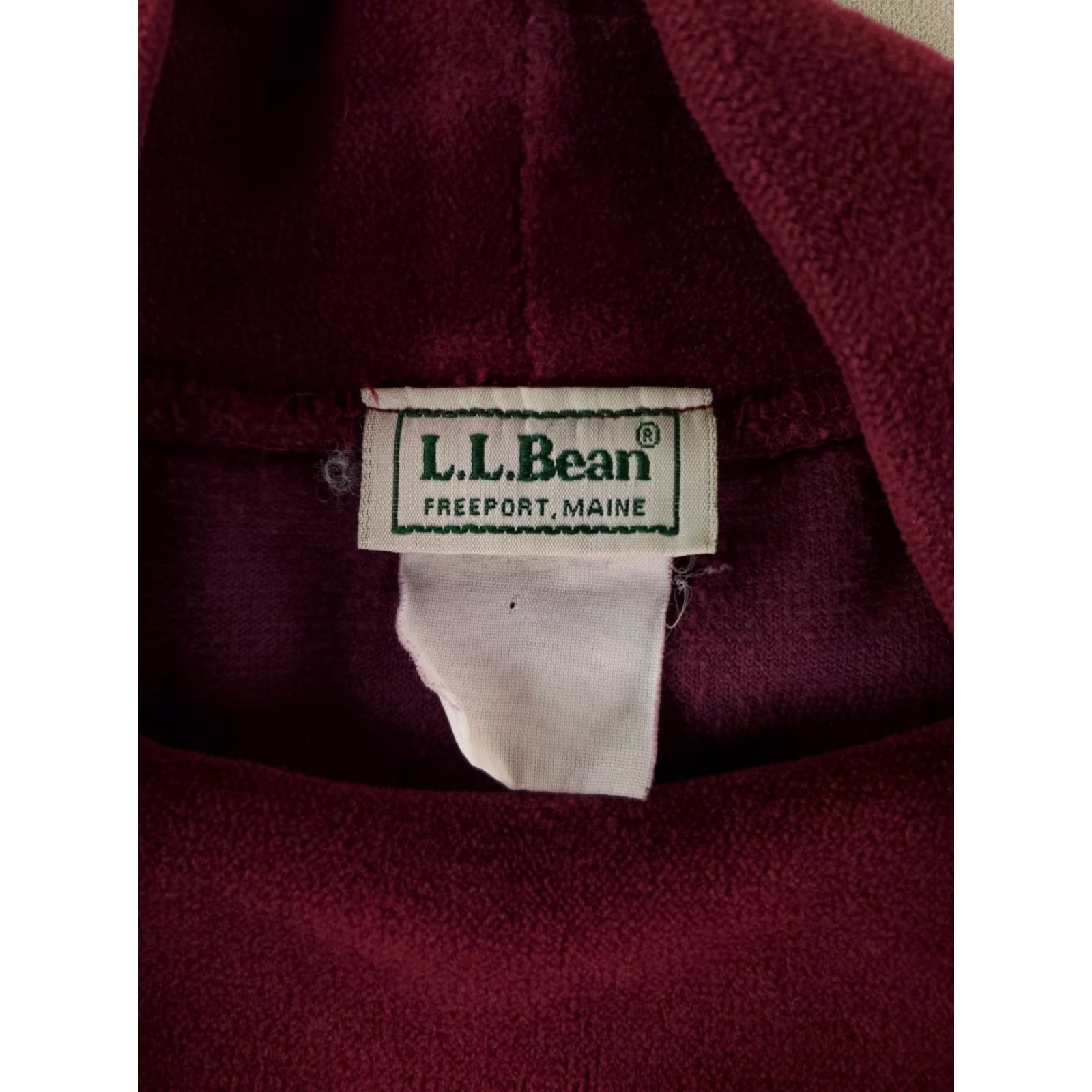 Vintage VINTAGE? LL Bean Shirt Pullover Banded Collar Velour Purple Long Sleeve Womens XL Size XL / US 12-14 / IT 48-50 - 2 Thumbnail