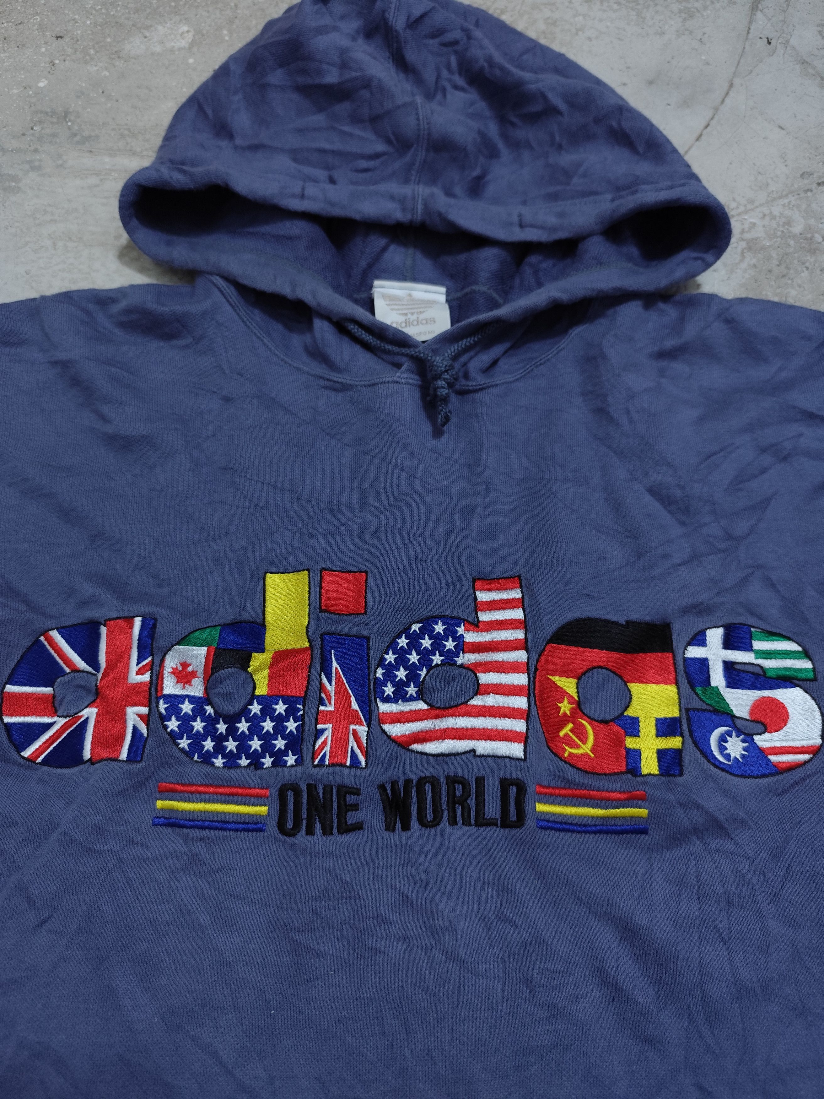 Adidas Vintage 90s Adidas embroidery country flag Size US M / EU 48-50 / 2 - 6 Thumbnail