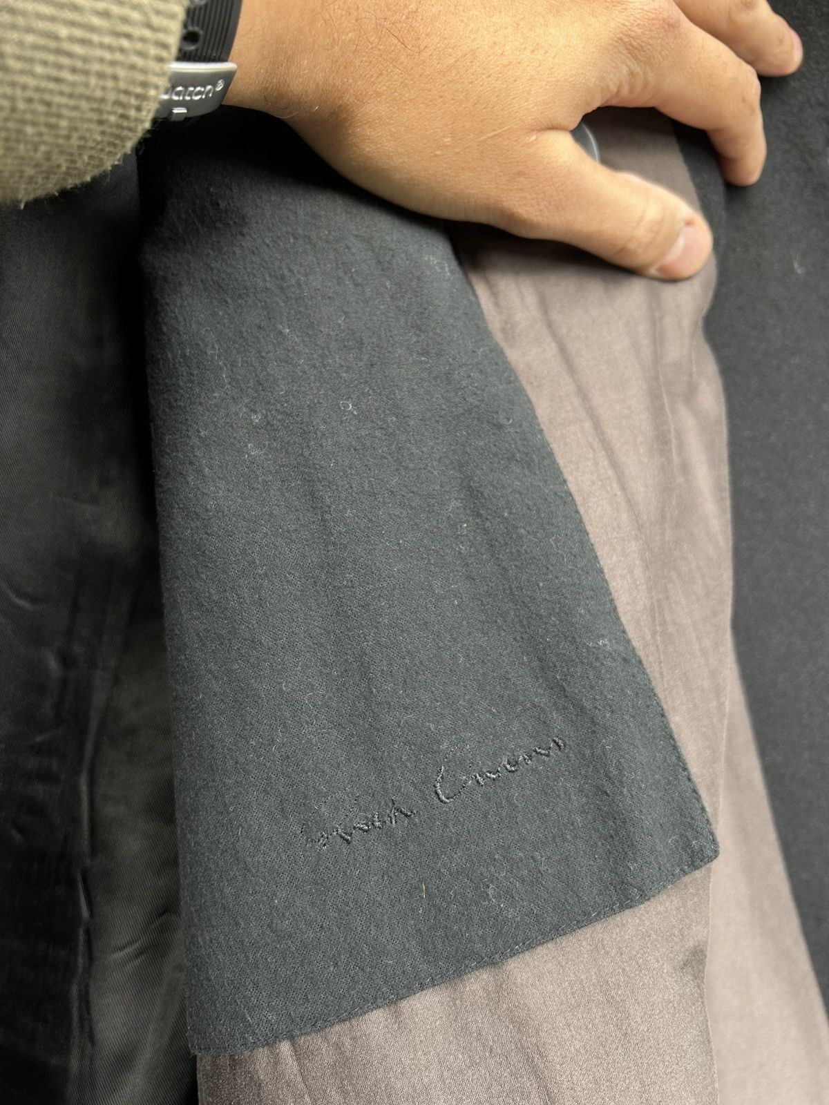 Rick Owens Rick Owens Virgin Wool Cashmere Trench Coat Size US L / EU 52-54 / 3 - 6 Thumbnail