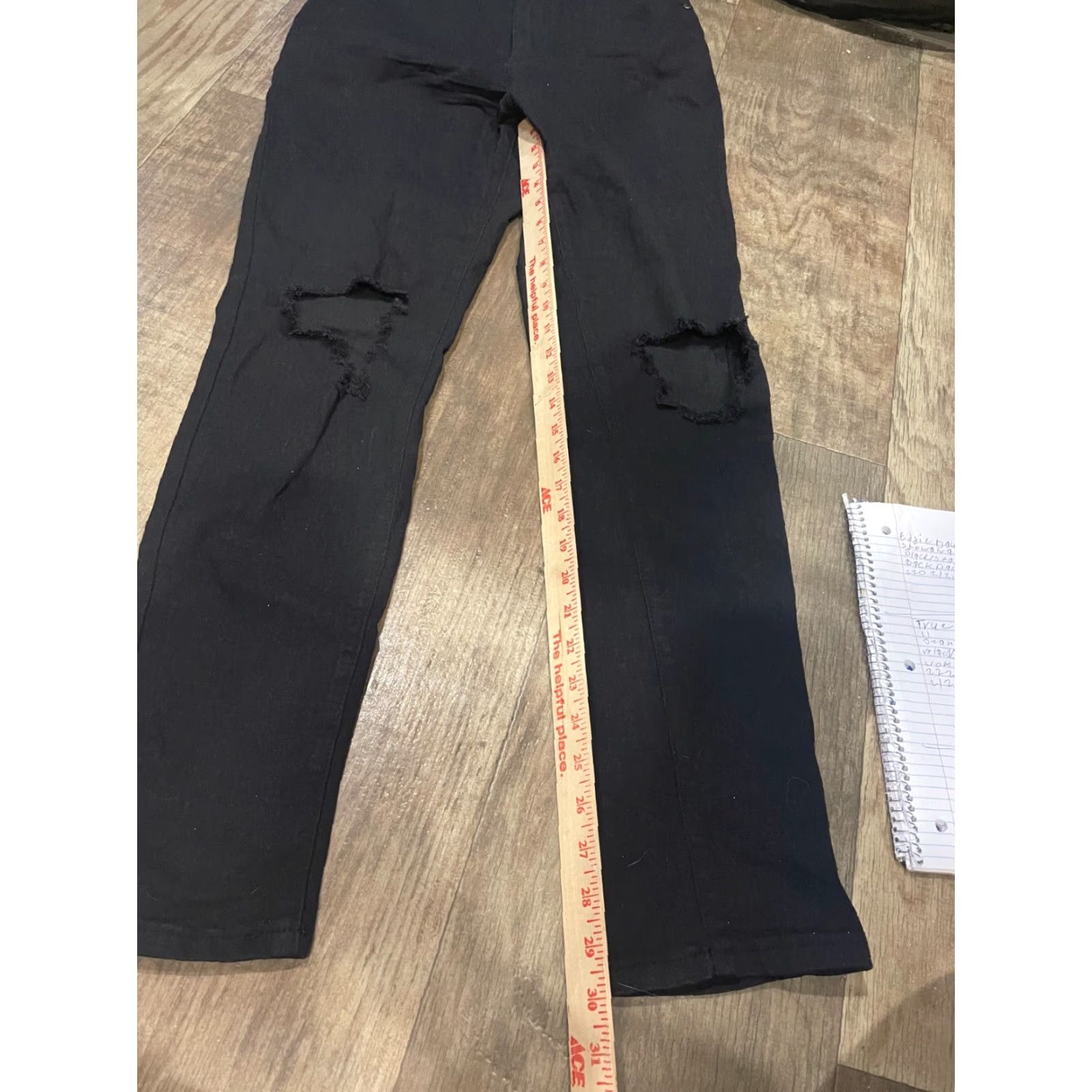 Lucky Brand Lucky Brand Rob Jeans Womens Regular Size 13 Black Distressed Jeans Distressed Pants Classic American Style Mens? Womens Size 34" / US 12 / IT 48 - 2 Thumbnail