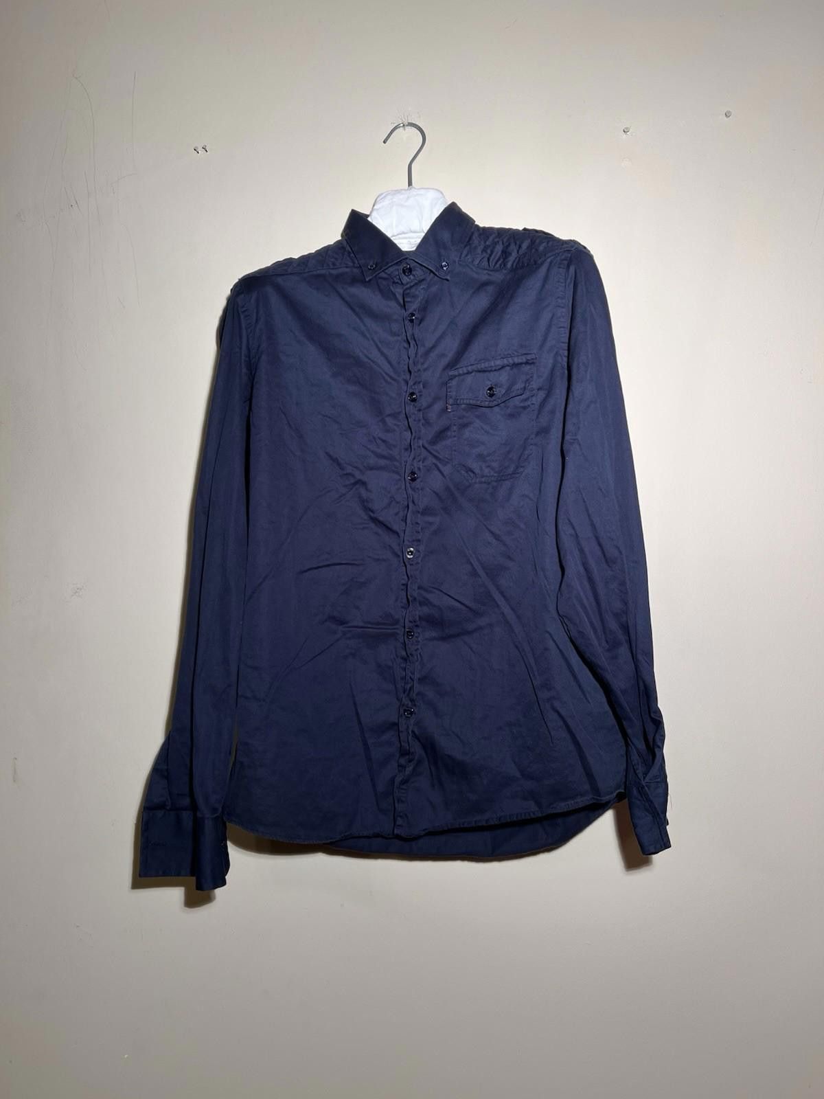 Gucci Pre-Owned Gucci Button Up Long Sleeve Shirt Cotton 41/16 Size US M / EU 48-50 / 2 - 2 Thumbnail
