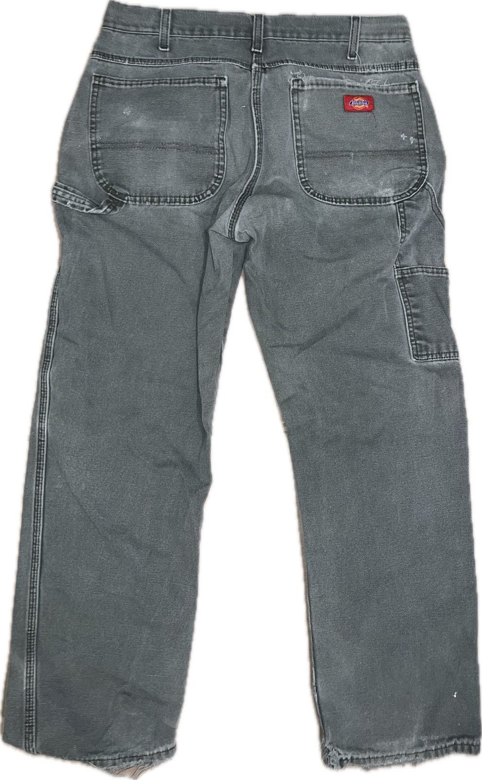 Dickies Vintage Dickies Distressed Carpenter Stone Grey Pants Size US 32 / EU 48 - 1 Thumbnail