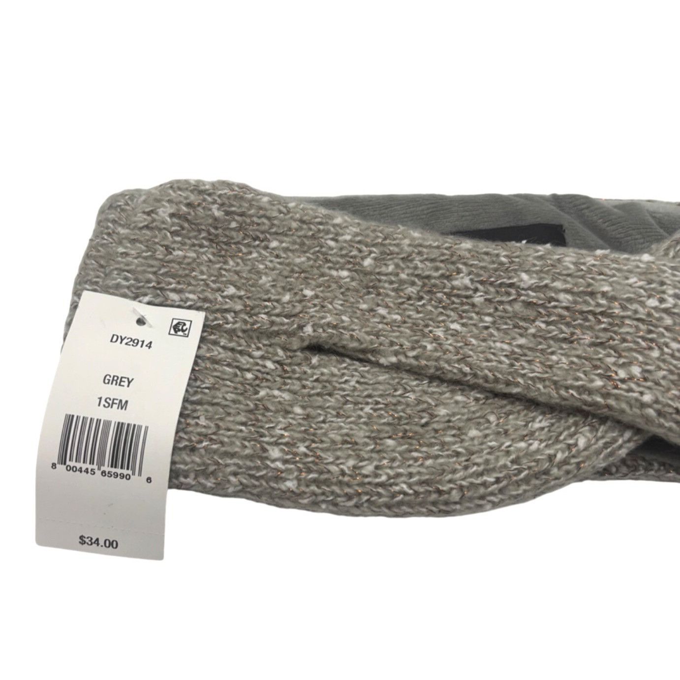 DKNY DKNY Fleece-Lined Headband, Gray, OS Size ONE SIZE - 3 Thumbnail