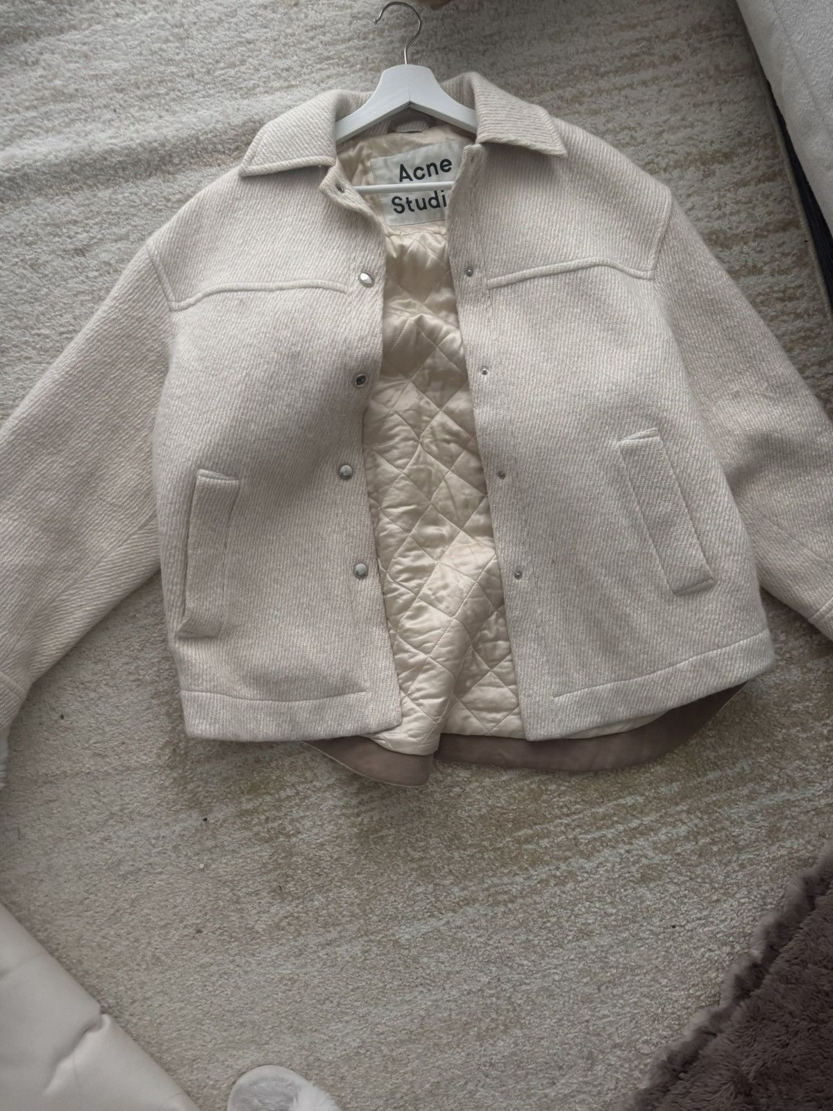 Acne Studios Acne Studios Padded Wool Jacket Size XS / US 0-2 / IT 36-38 - 1 Thumbnail