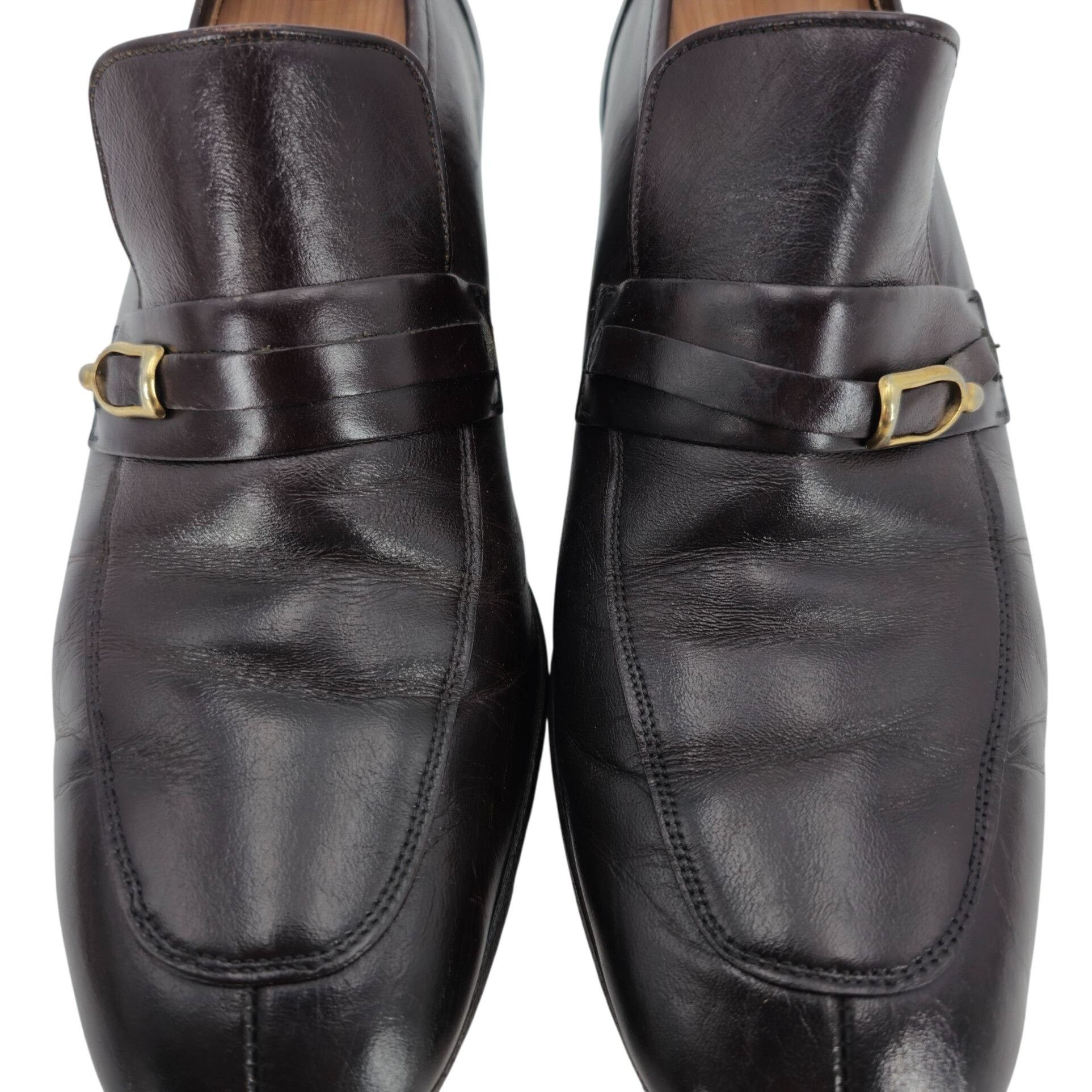 Dack's Vintage Melloflex Dacks Mens 9.5 Brown Leather Canada Dress Size US 9.5 / EU 42-43 - 8 Thumbnail