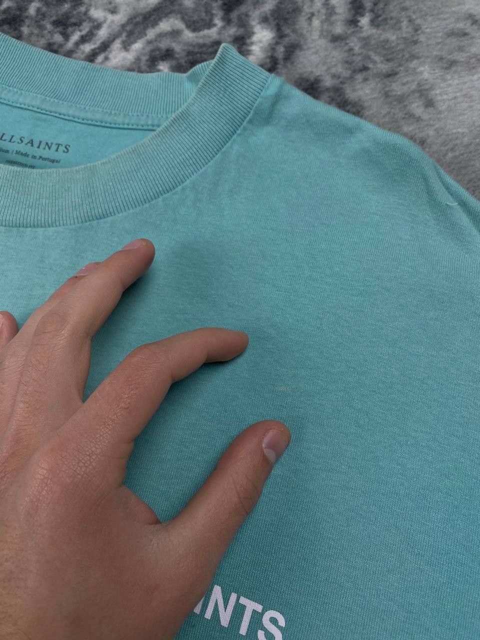 Allsaints AllSaints Access SS Crew Big Logo T Shirt Men Size M Green Size US M / EU 48-50 / 2 - 7 Thumbnail