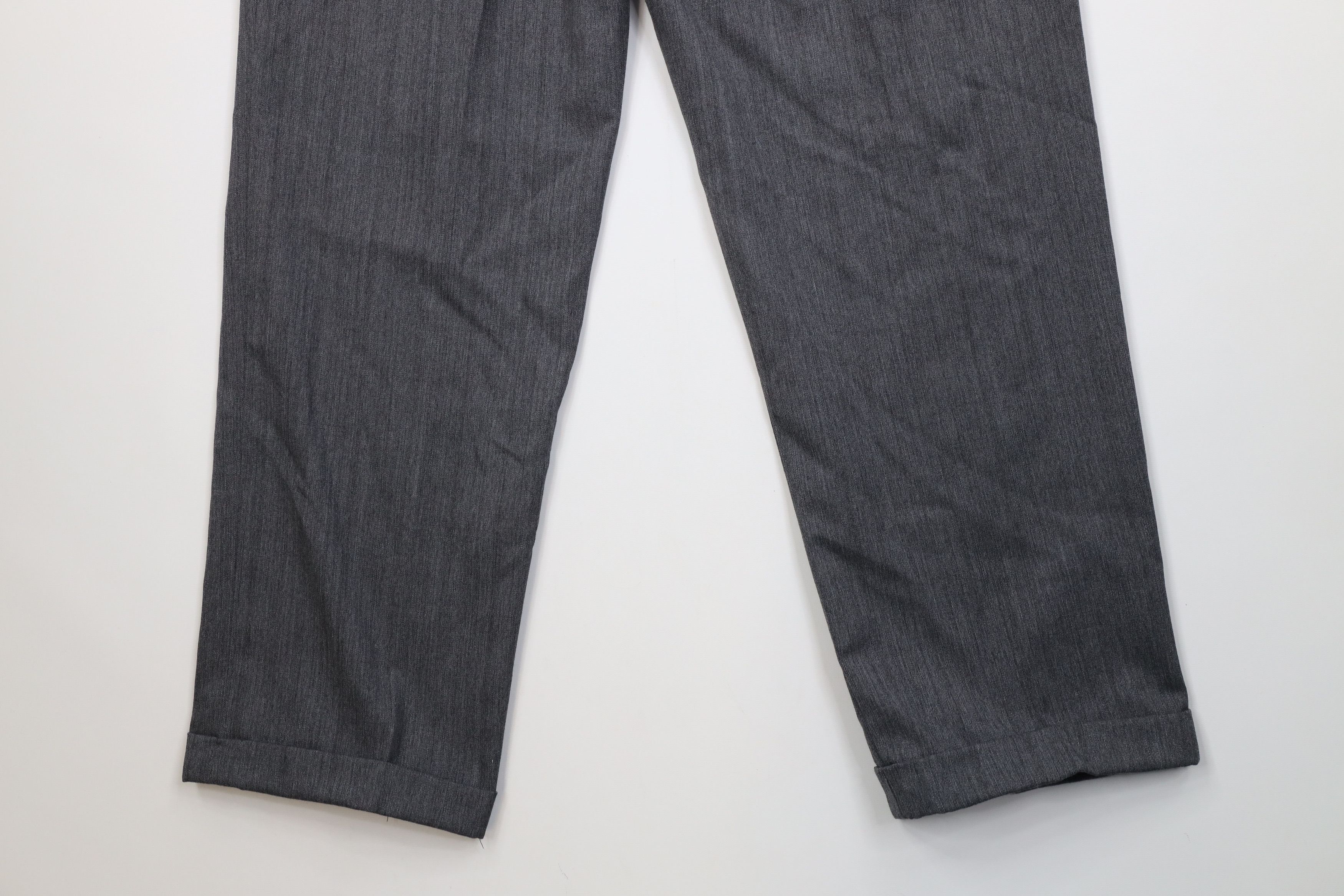 Vintage Vintage 90s Streetwear Wide Leg Chino Pants Heather Gray Size US 34 / EU 50 - 11 Thumbnail
