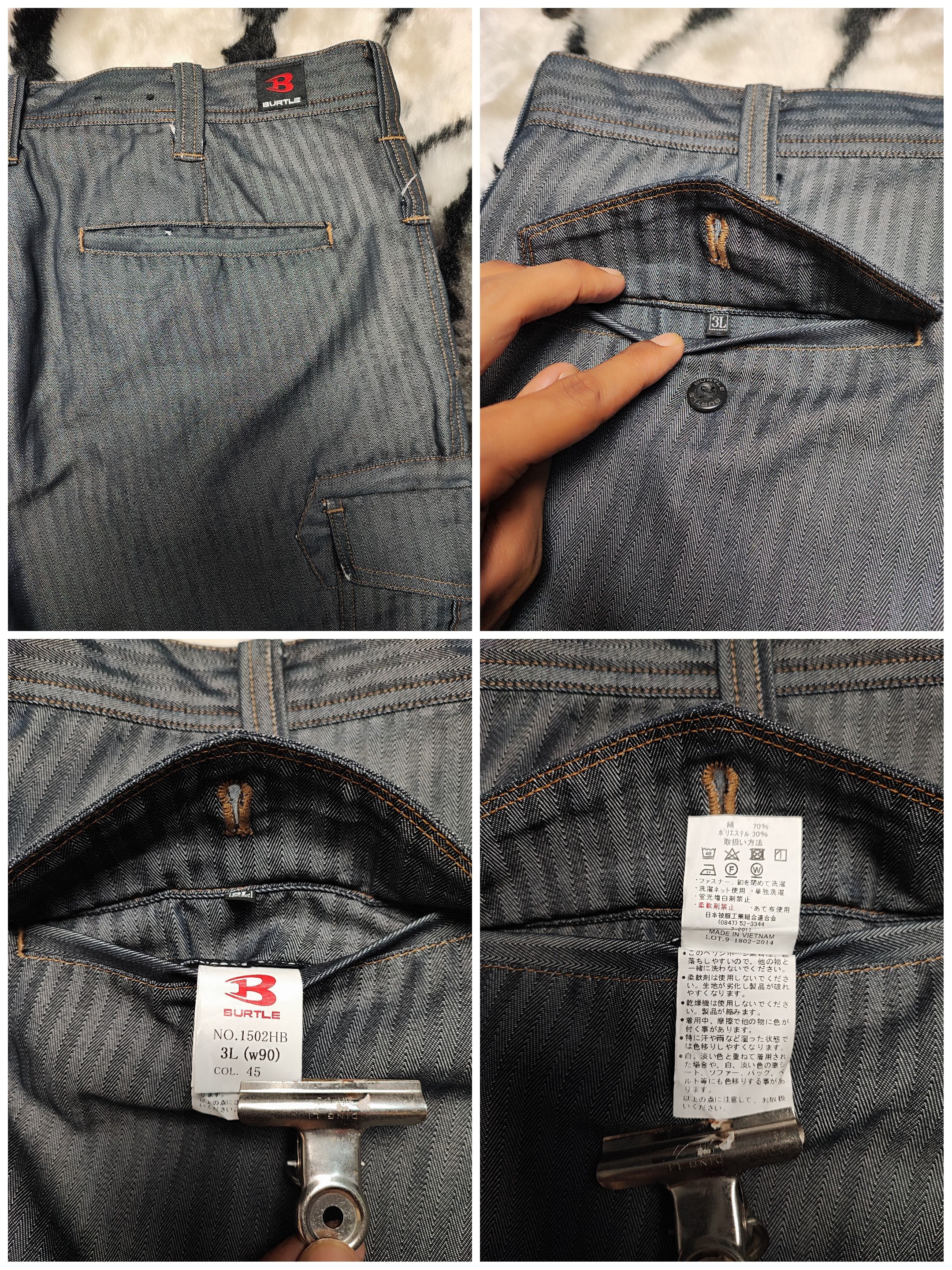 Burtle Japan Workwear Hickory Stripe