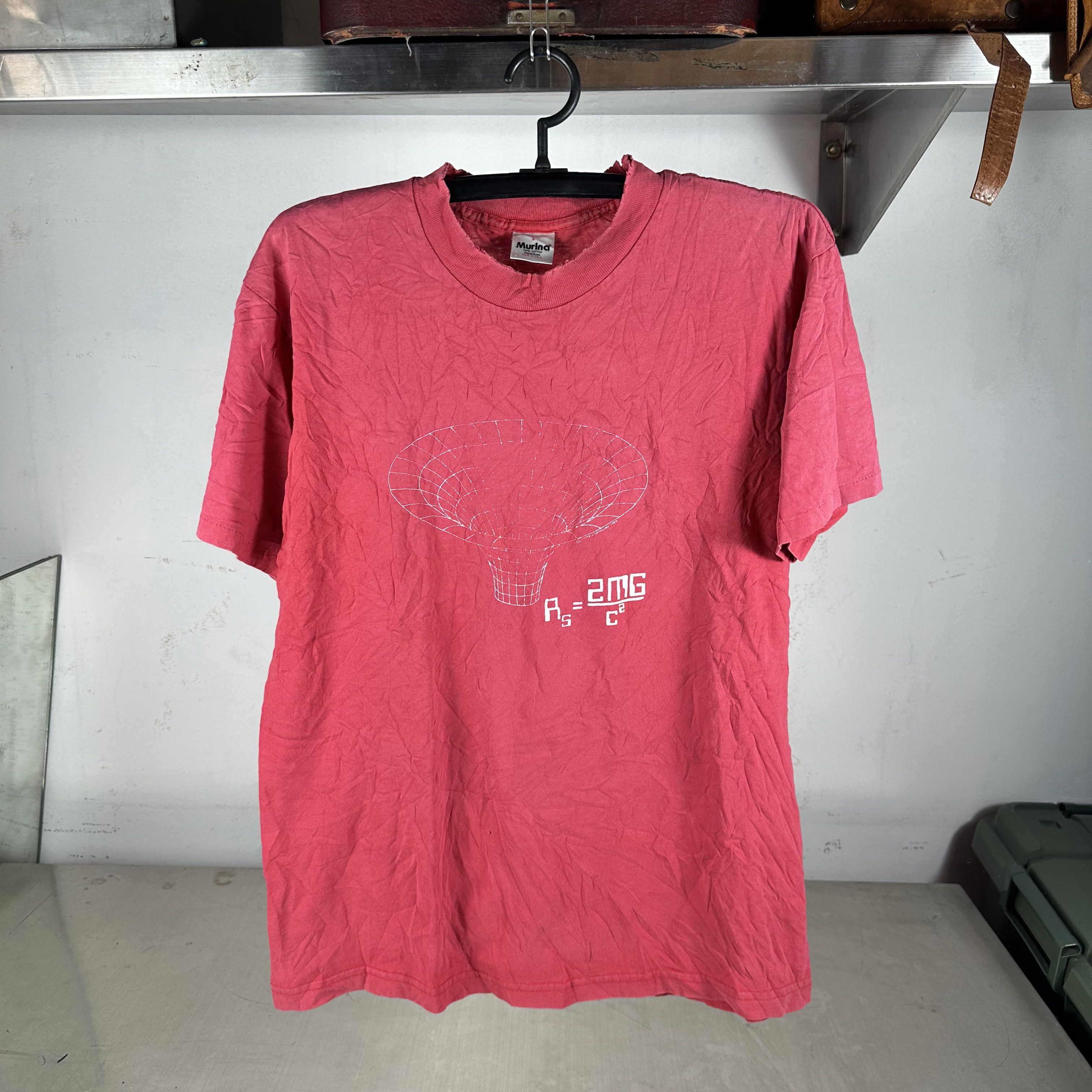 Vintage 1982 And God Said There Was Light Scientific Equation Tee Size US L / EU 52-54 / 3 - 2 Thumbnail