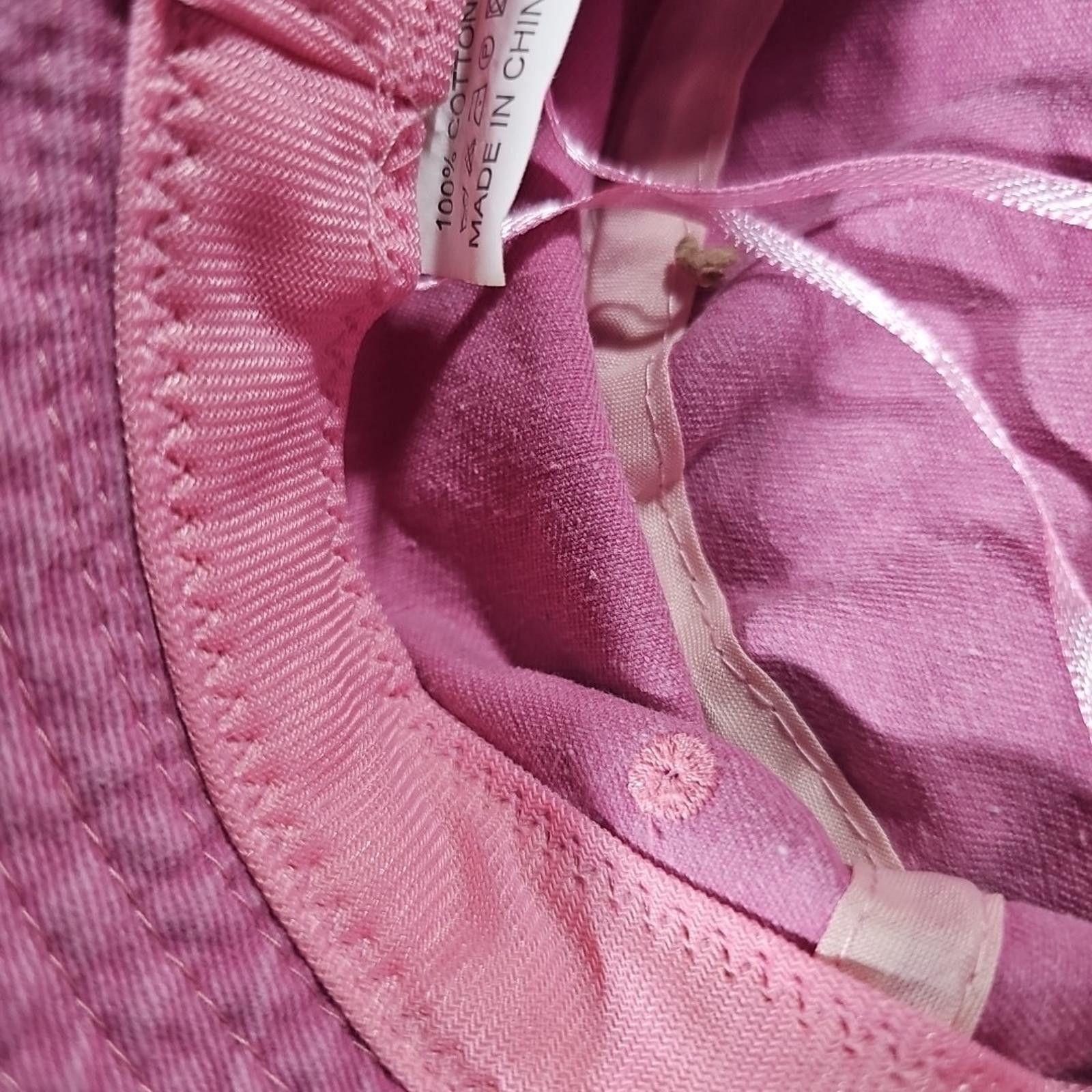 The Unbranded Brand Pink Bucket Hat Size ONE SIZE - 8 Thumbnail